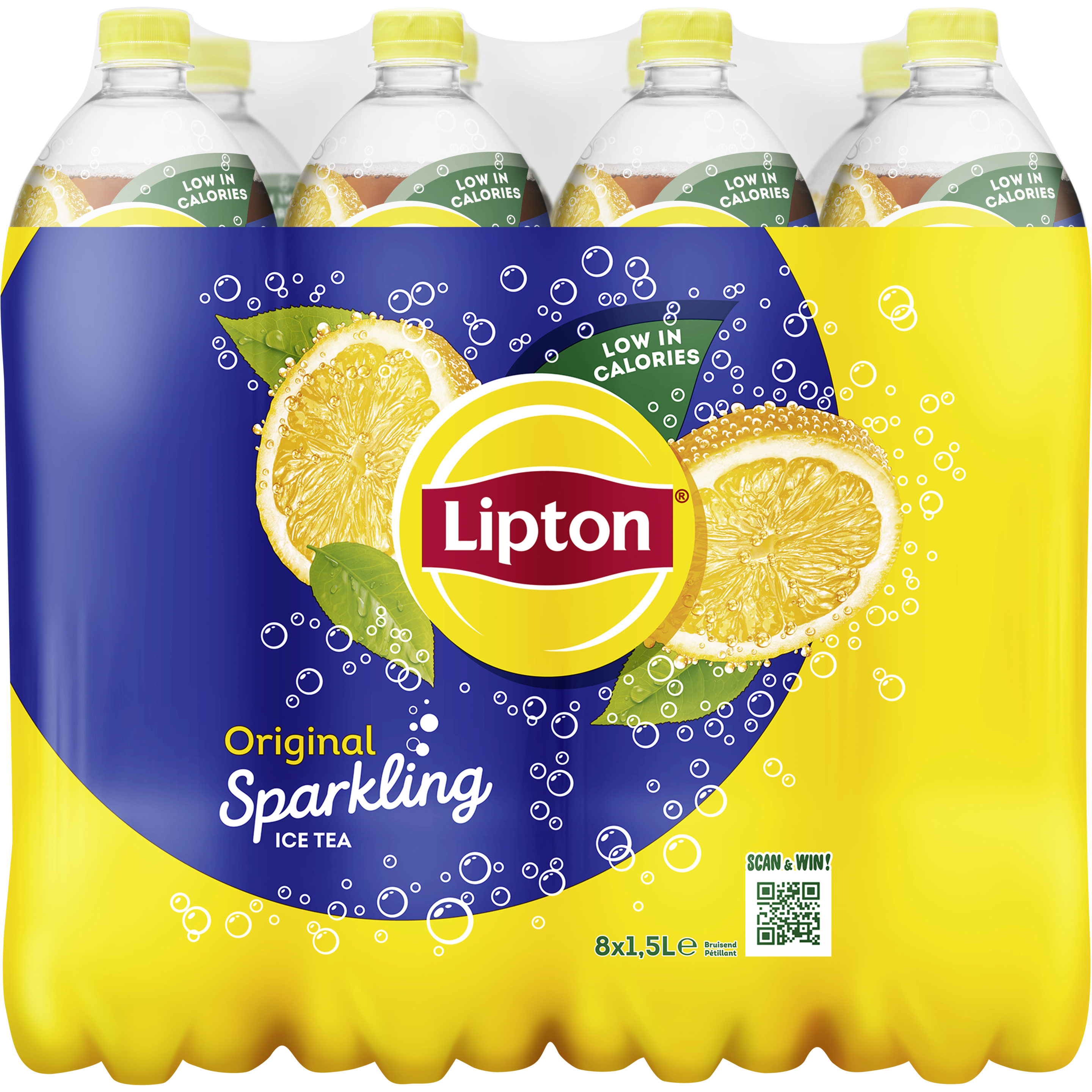 Lipton Ice Tea Sparkling Original 8x1