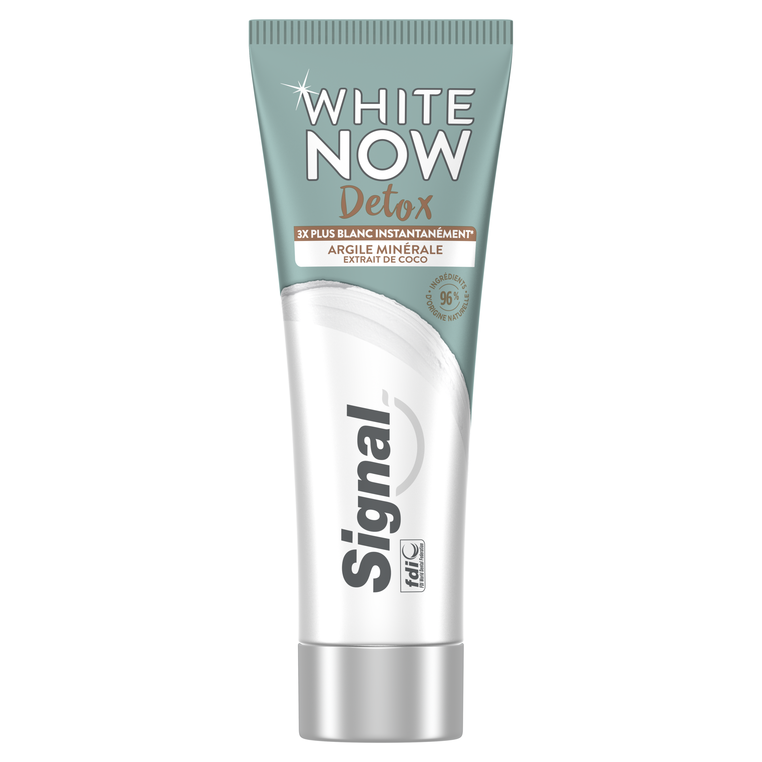 Signal White Now Detox Mineral Clay & Coconut Extract fogkrém 75 ml
