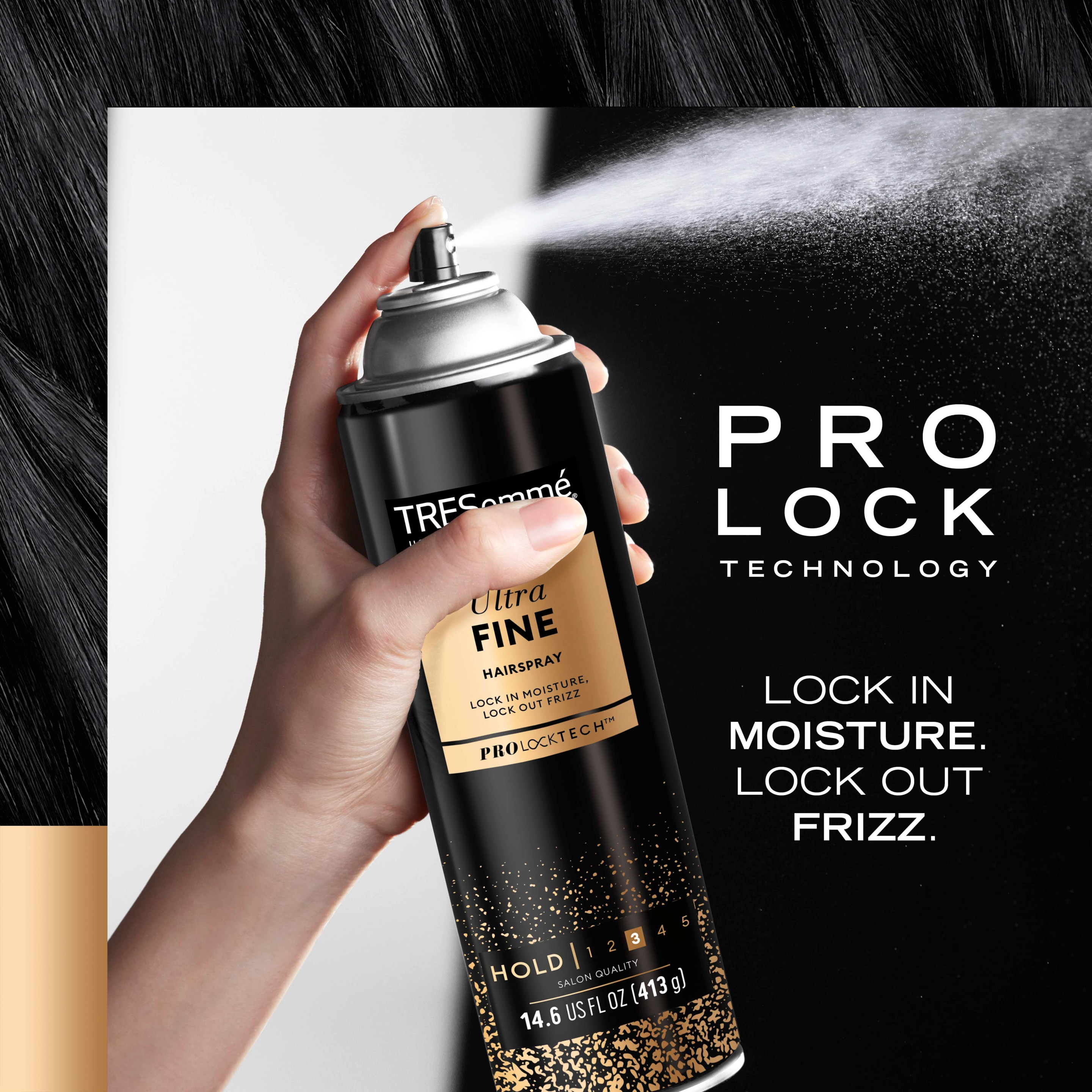 TRES TWO Ultra Fine Mist Hair Spray for Frizz Control