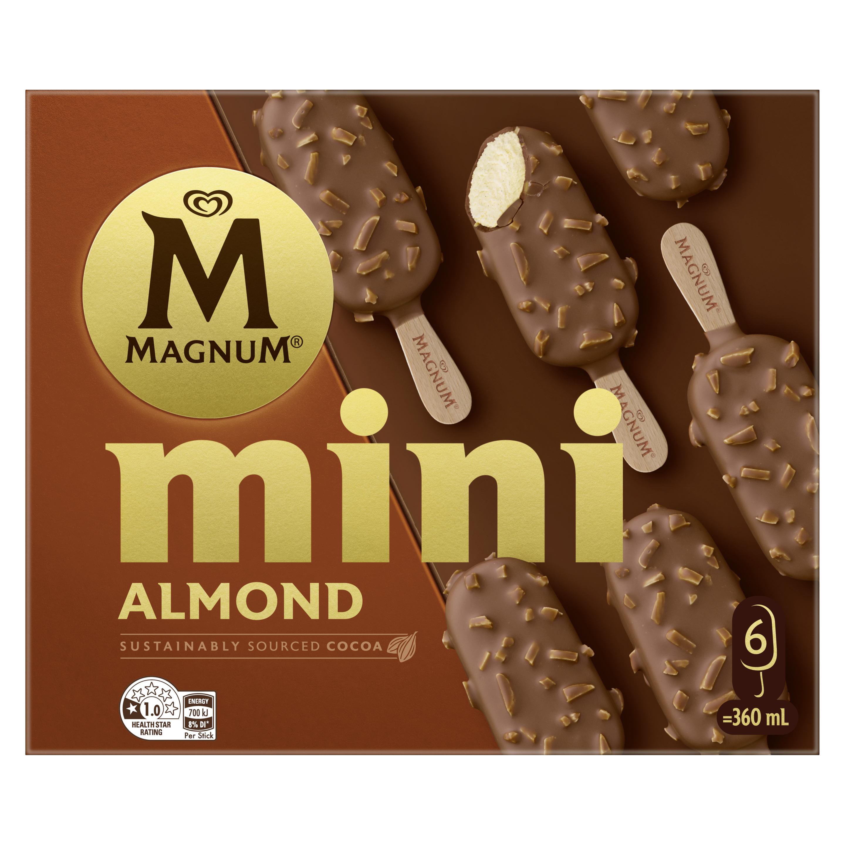 Magnum Mini Almond Multipack x6