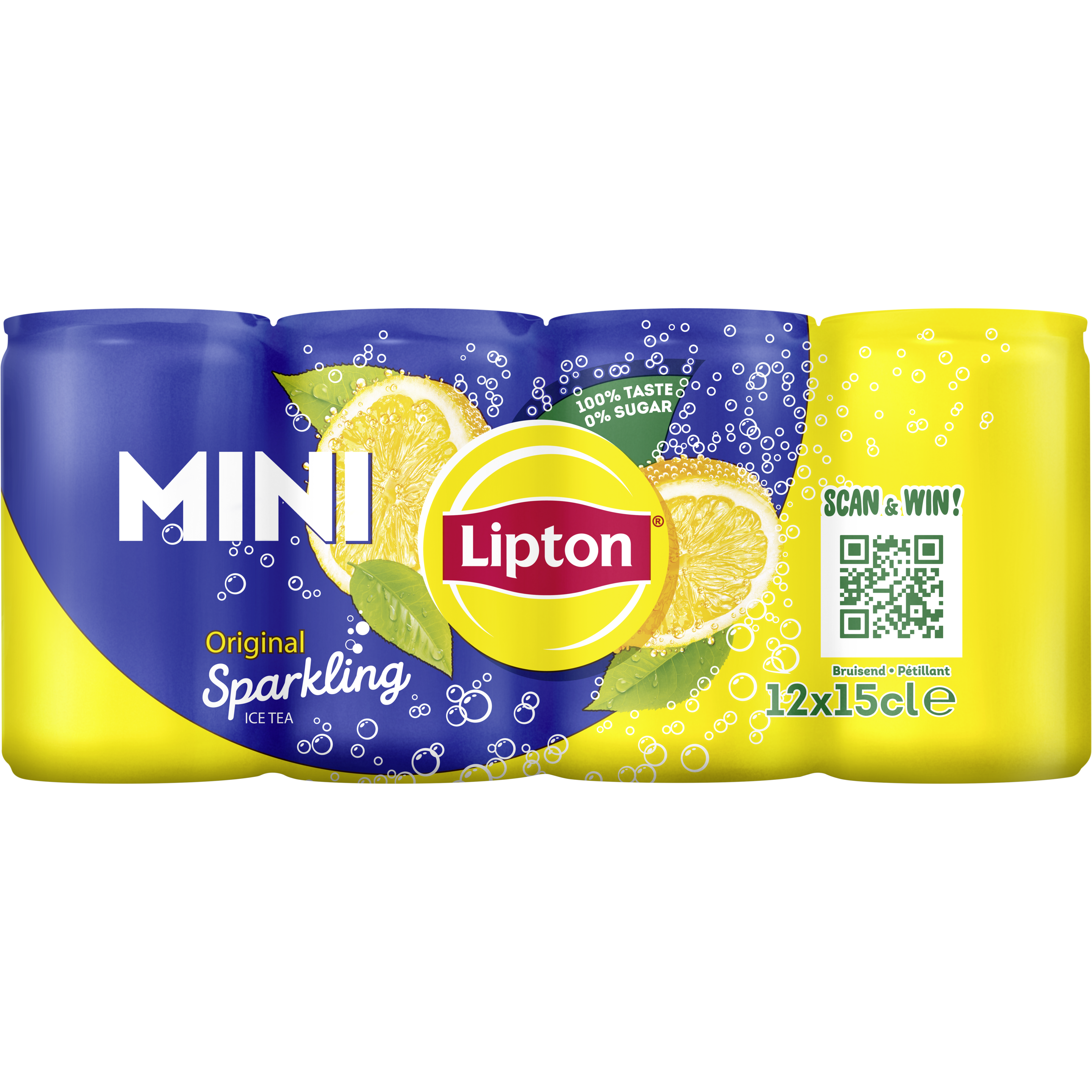 Lipton Ice Tea Sparkling Original 12x15cl