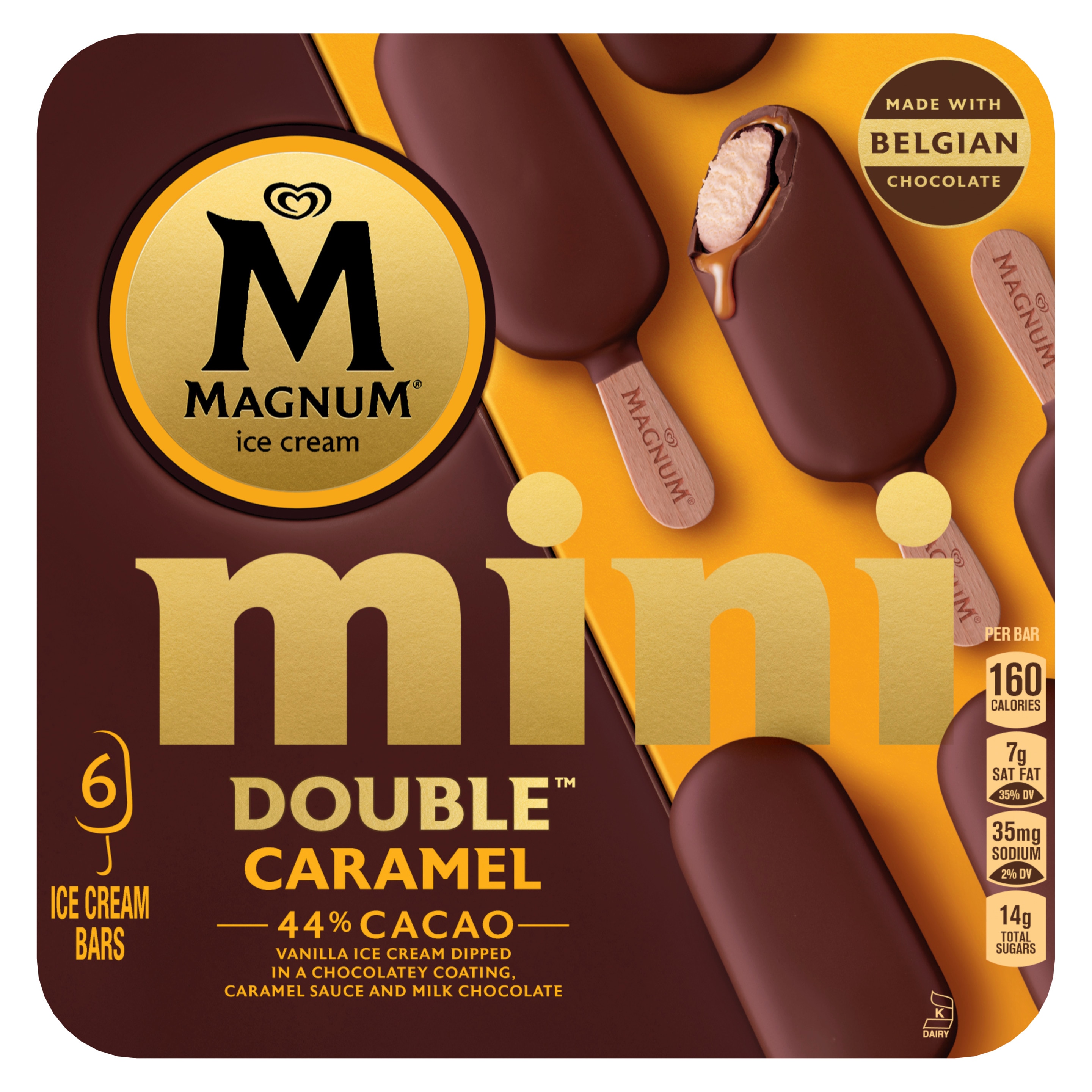 Mini Double Caramel Ice Cream Bar
