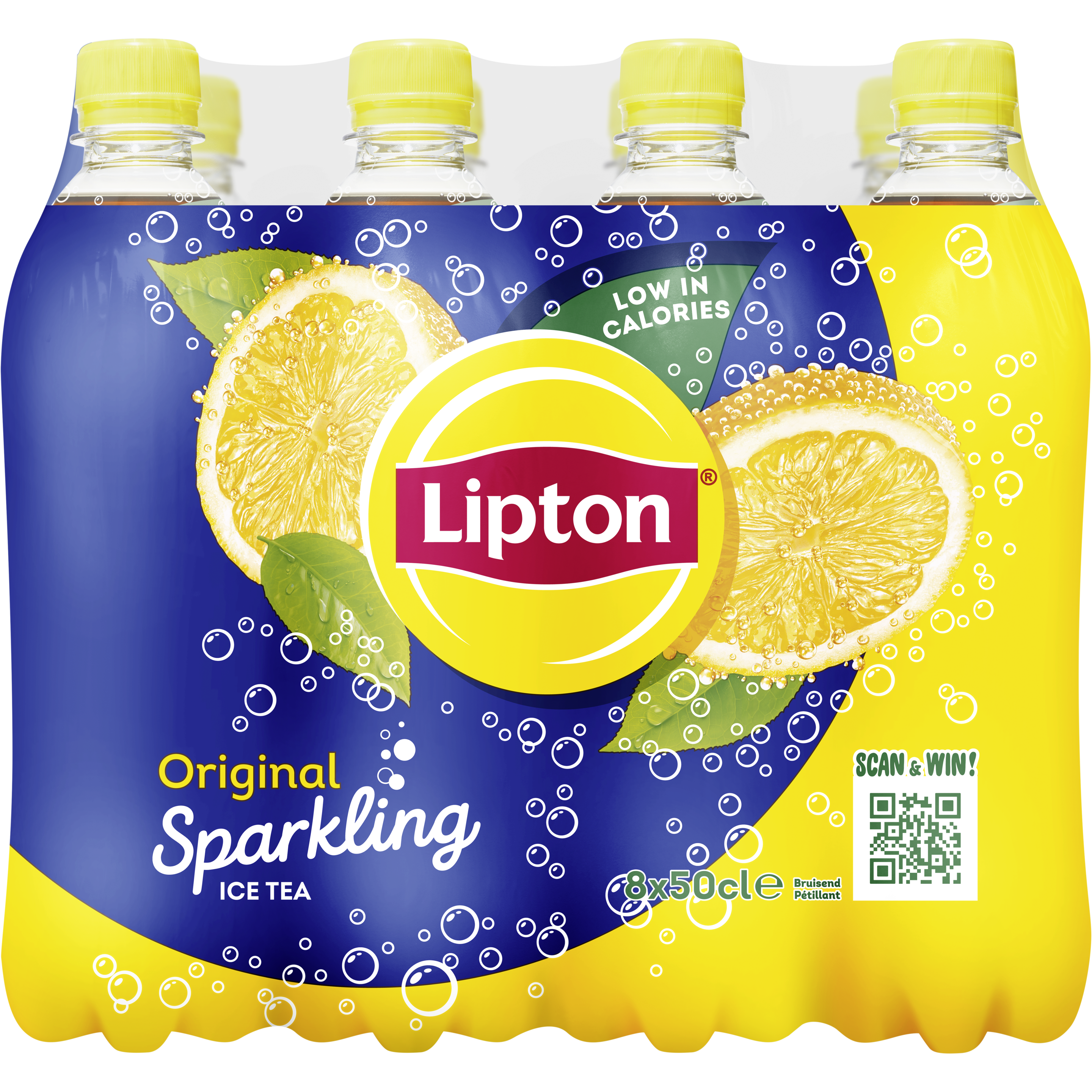 Lipton Ice Tea Sparkling Original 8x50cl