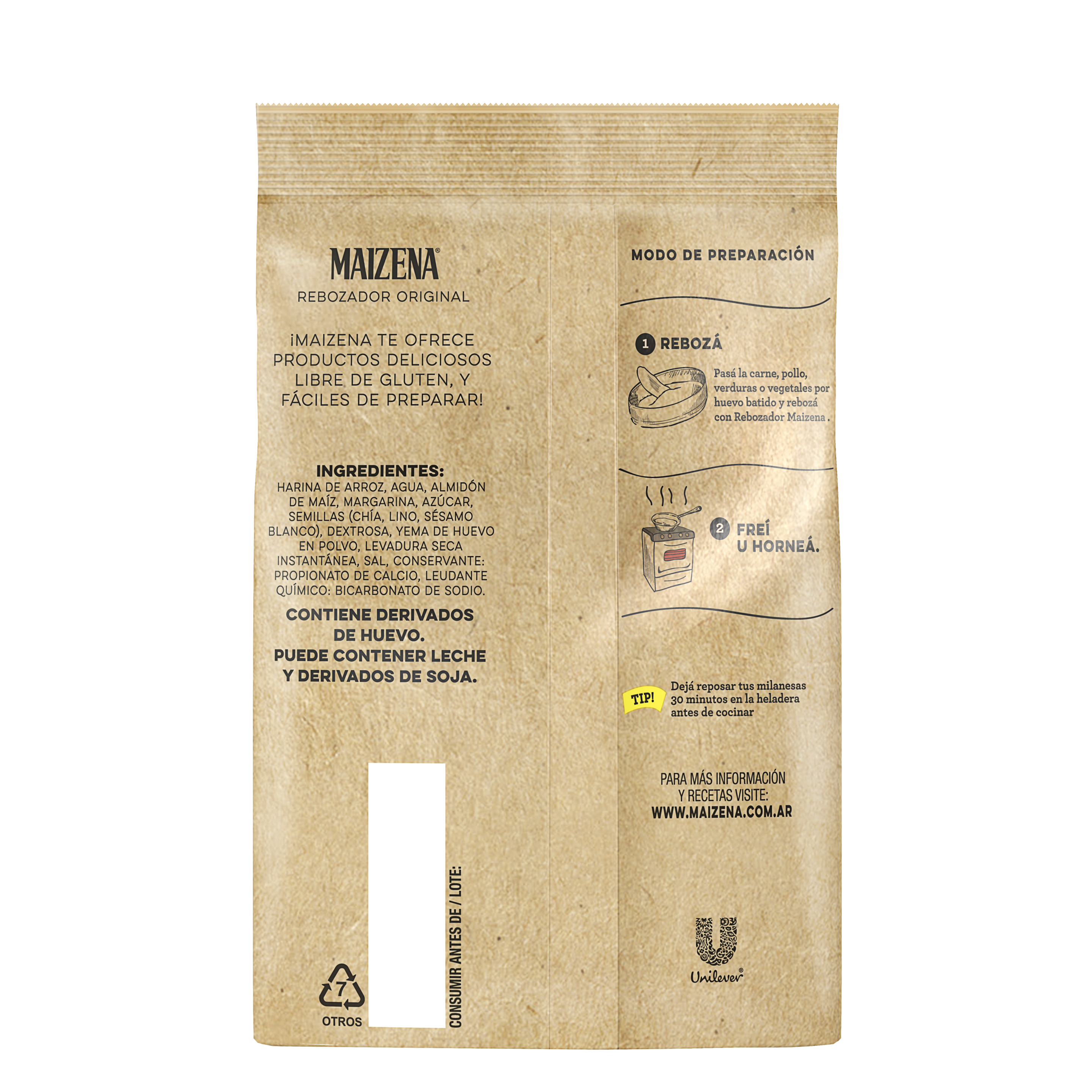 Premezcla de bizcochuelo sabor Chocolate sin TACC - Maizena