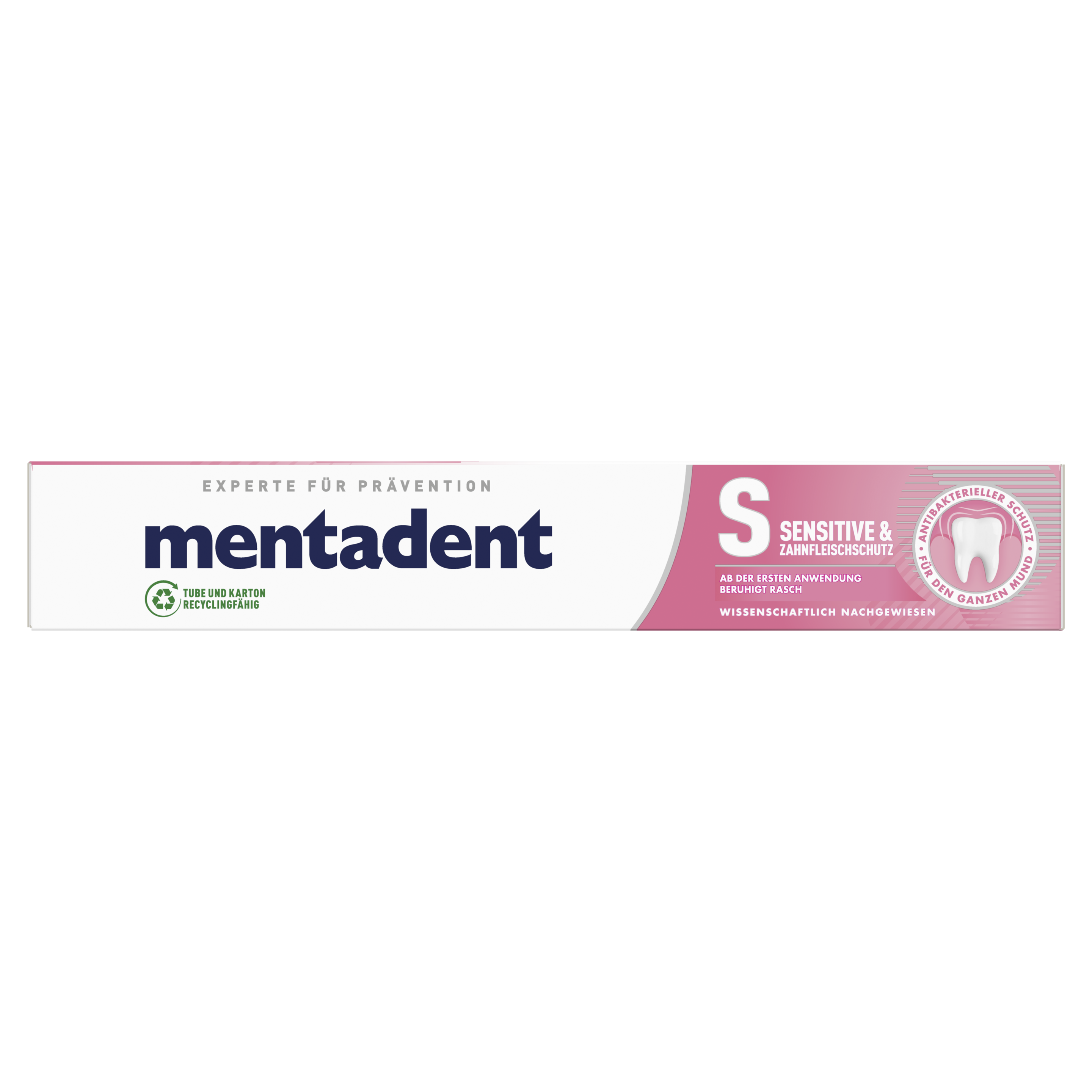 mentadent Zahnpasta Sensitive & Zahnfleischschutz 75ml