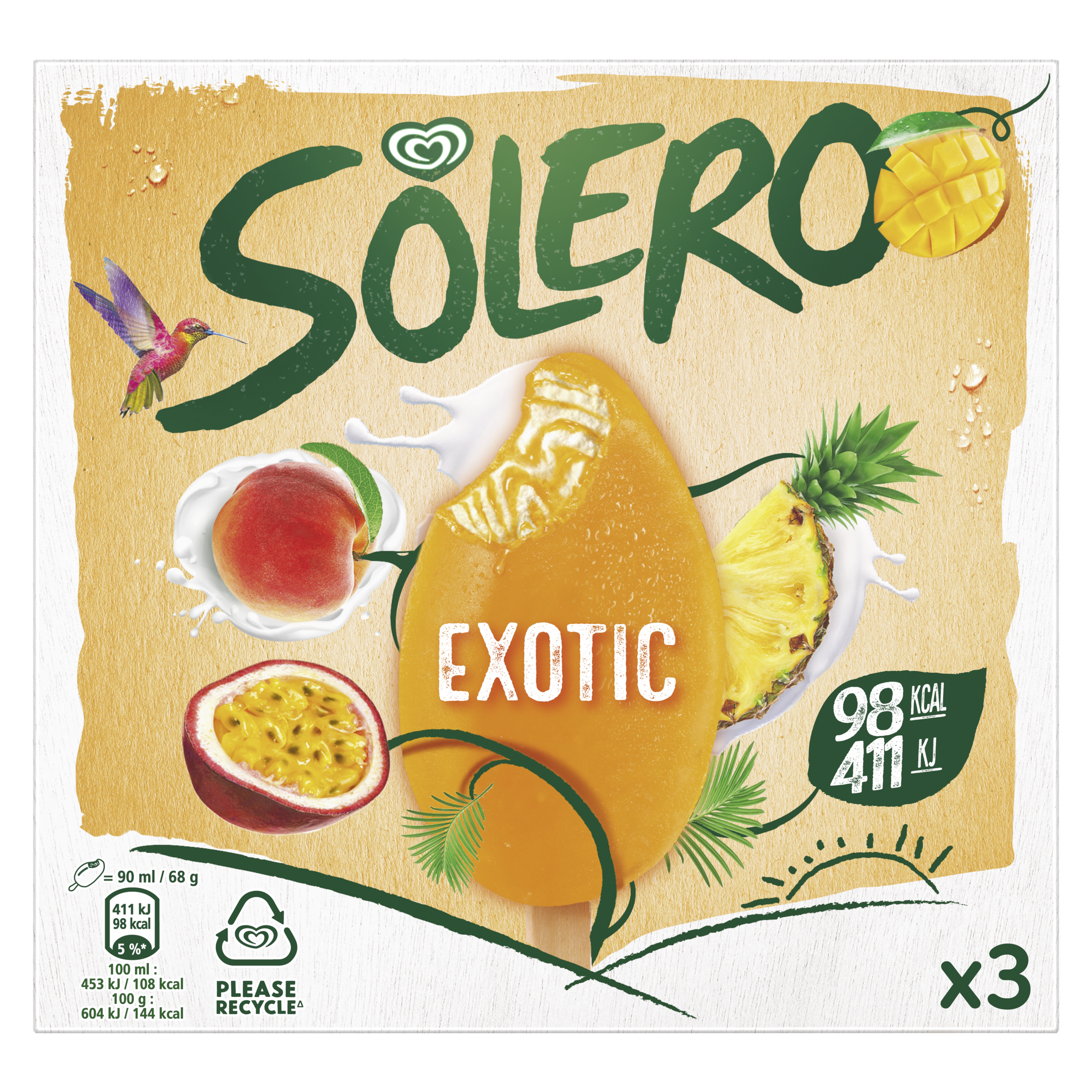Solero Exotic 3 Pack