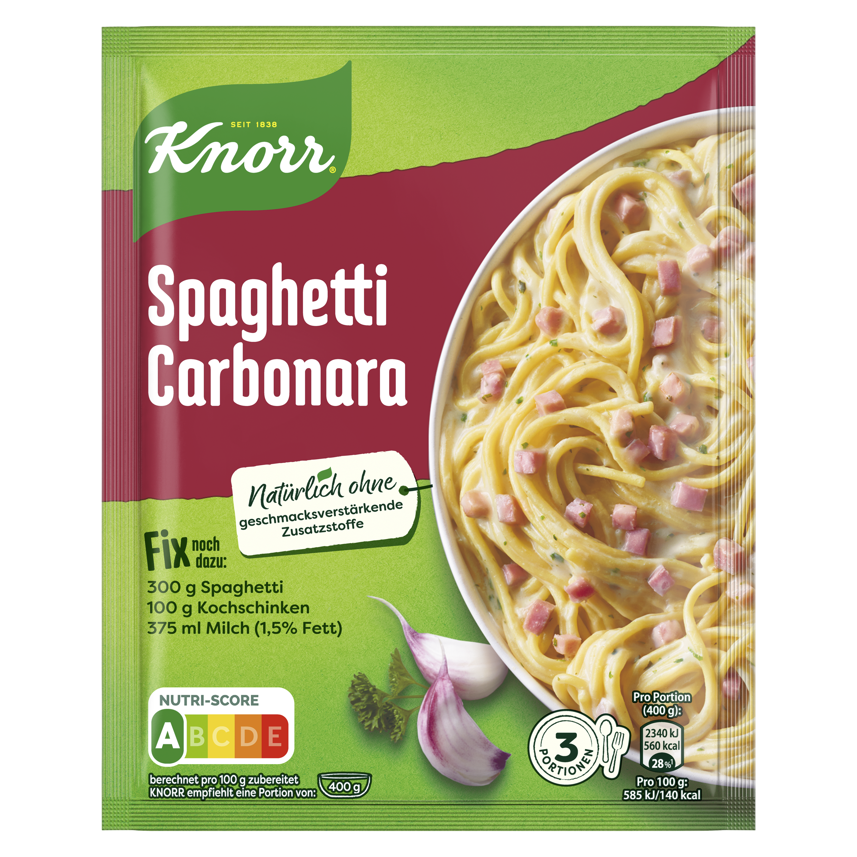 Knorr Fix Spaghetti alla Carbonara 36 g