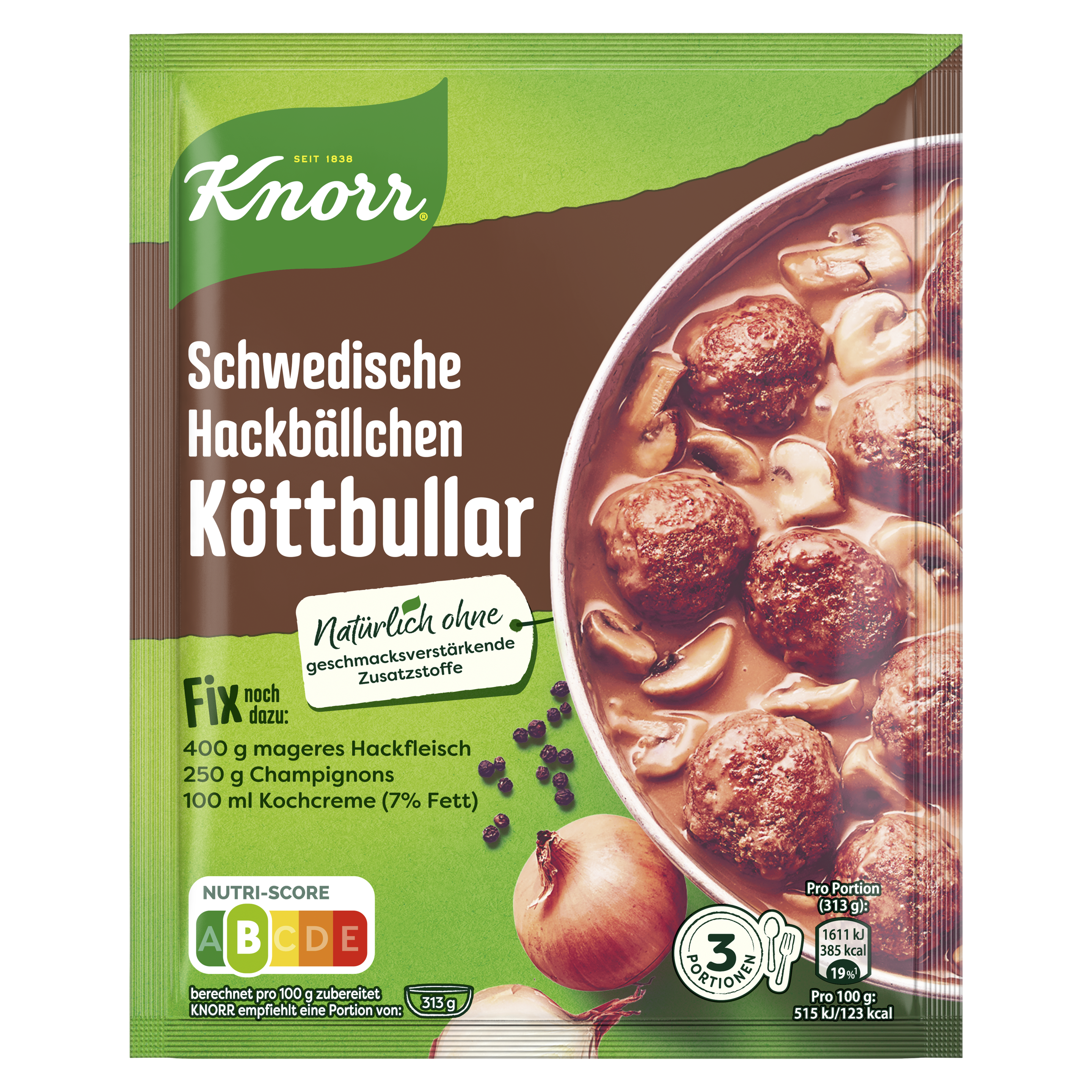 Knorr Fix Schwedische Hackbällchen Köttbullar 49 g