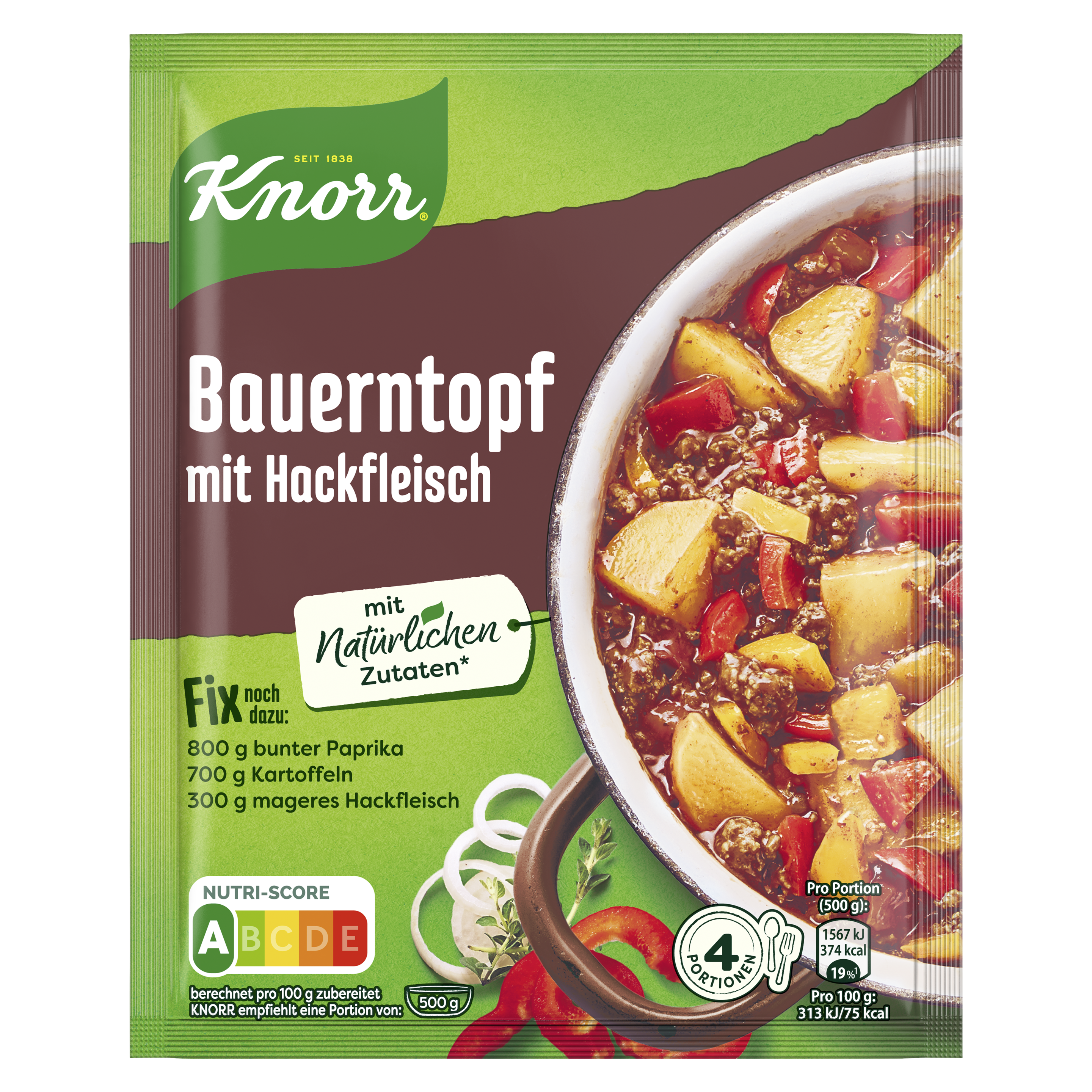 Knorr Fix Bauerntopf mit Hackfleisch 43 g