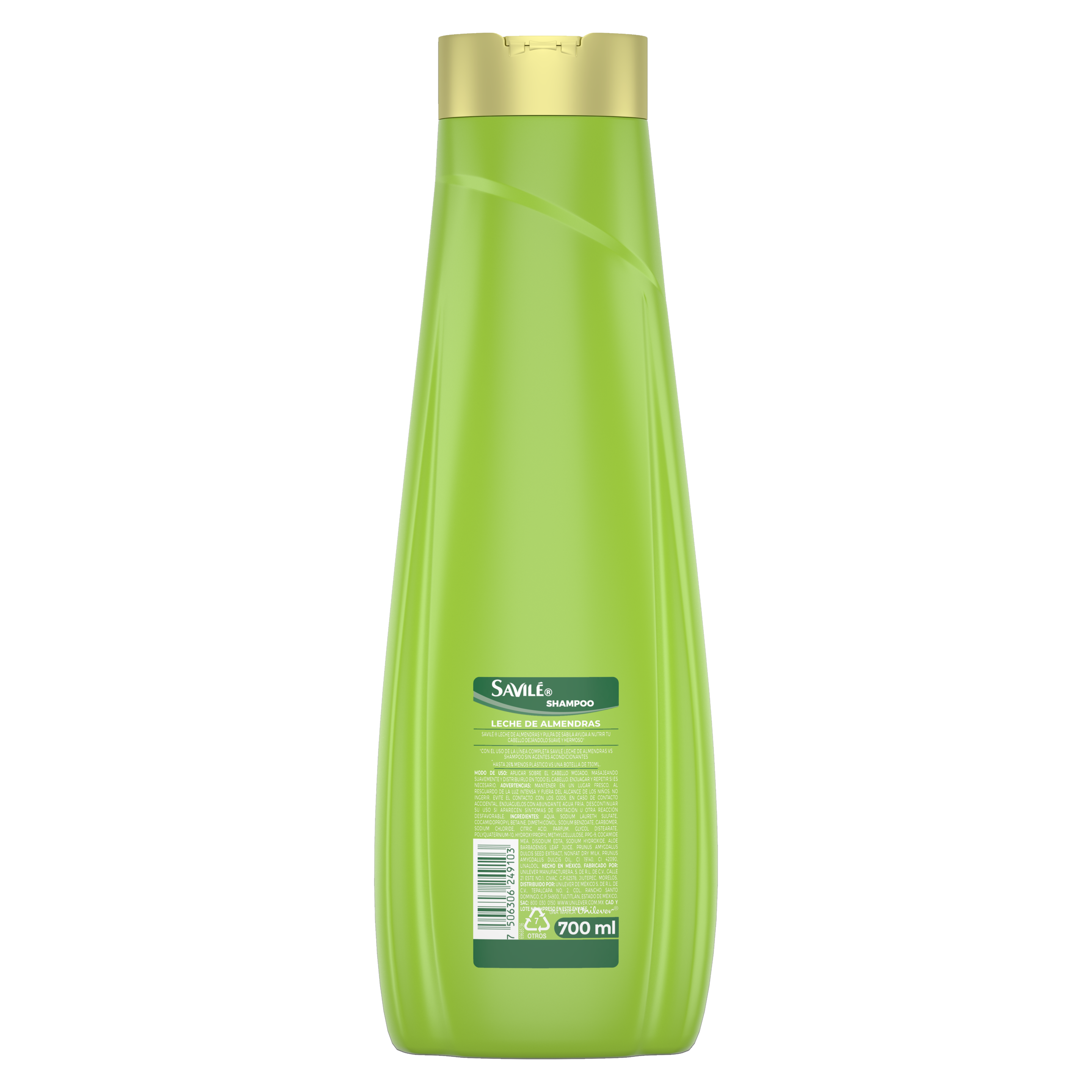 Shampoo Savilé Leche de Almendras