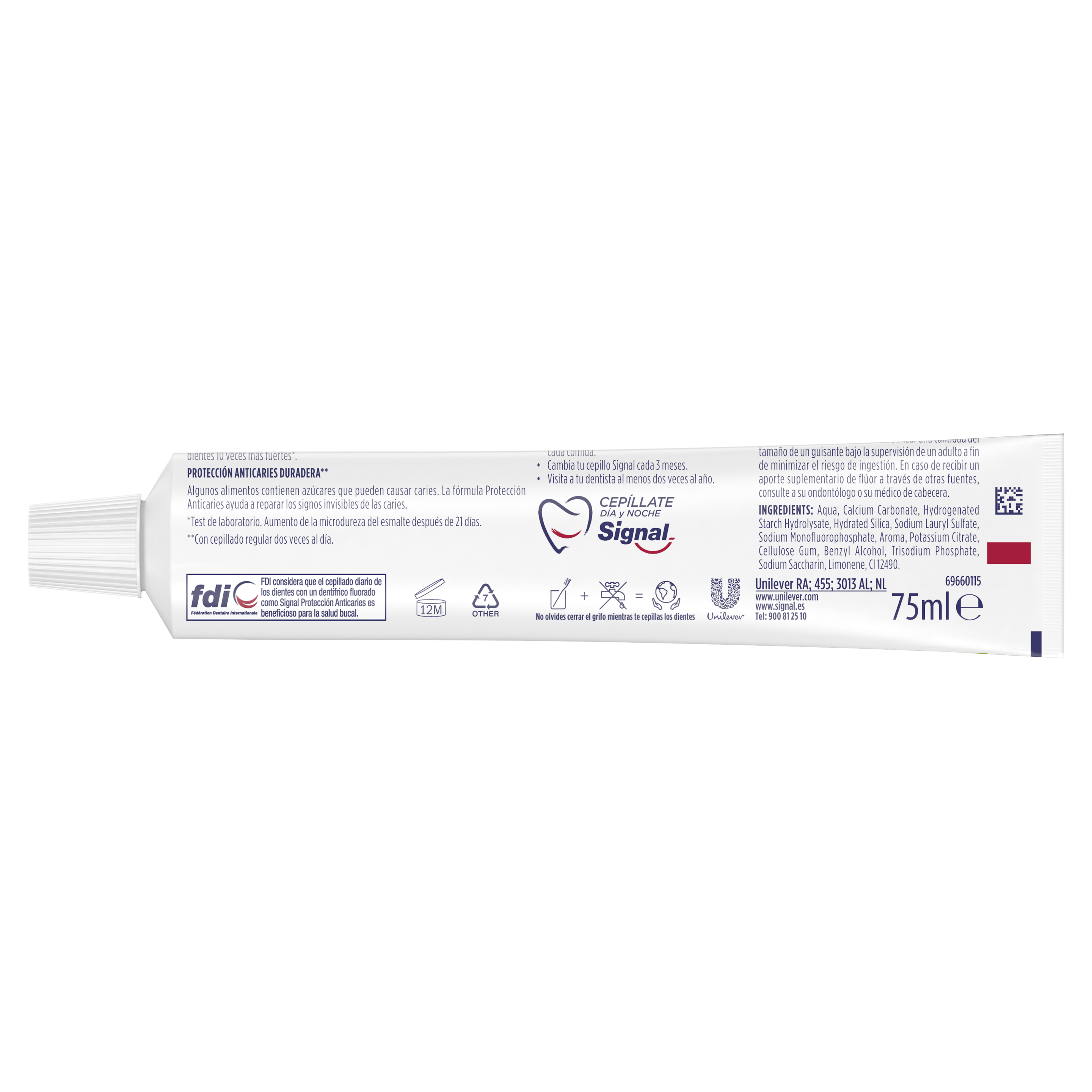 SIGNAL Dentífrico Protección Anticaries, Para dientes más protegidos 100ml