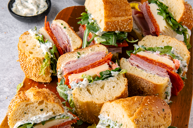 game day subs hellmanns