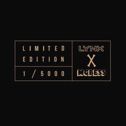 Lynx and Mcbess limited edition gift campaign logo