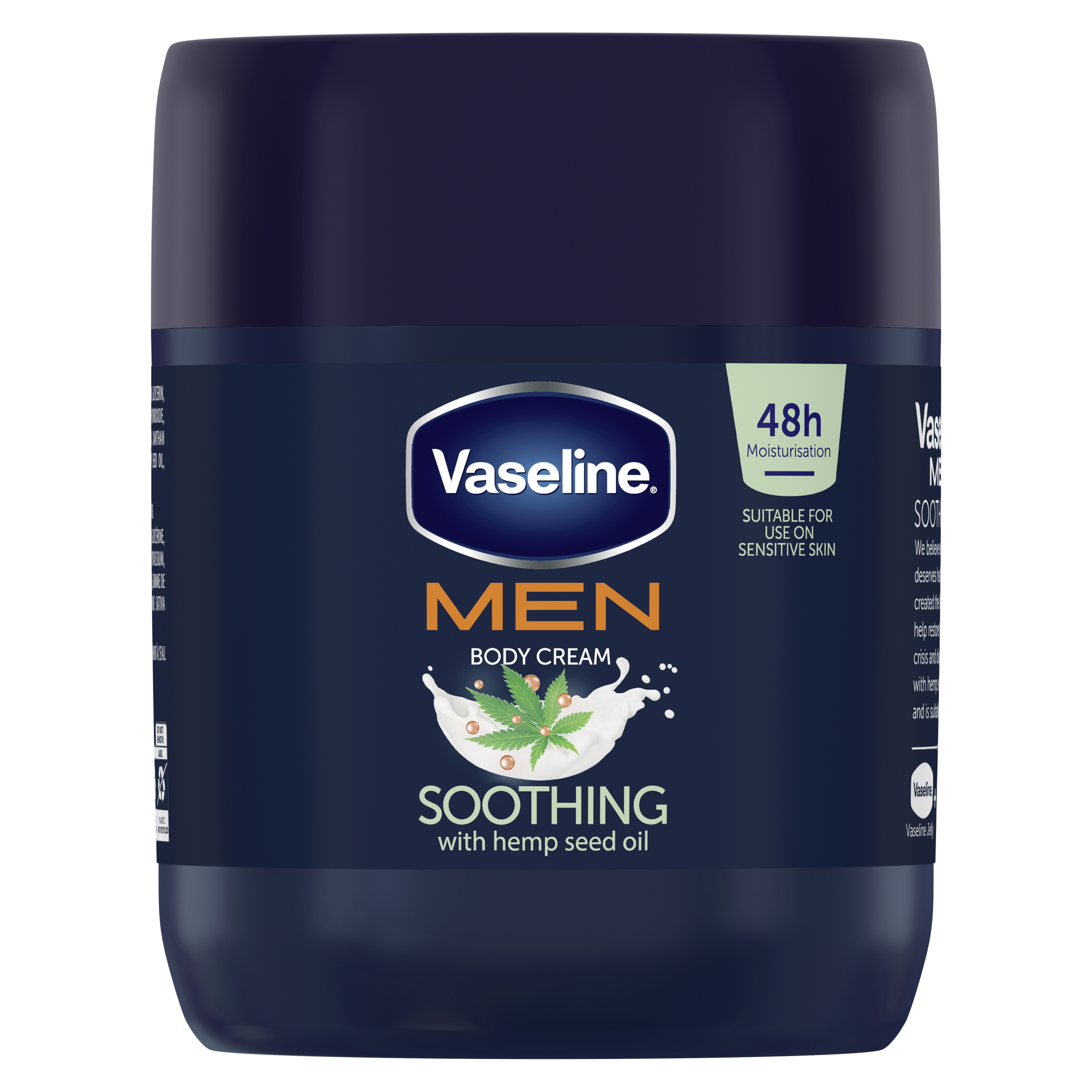 Vaseline® MEN Soothing Body Lotion with Hemp Seed Oil 400ml