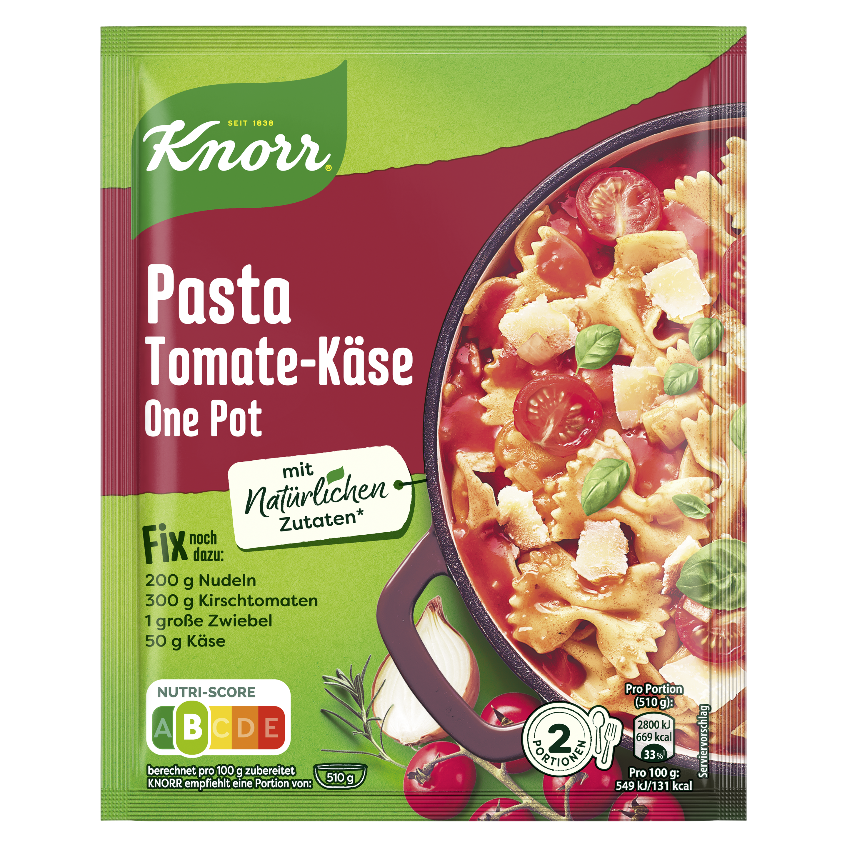 Knorr One Pot Pasta Tomate-Käse 38 g