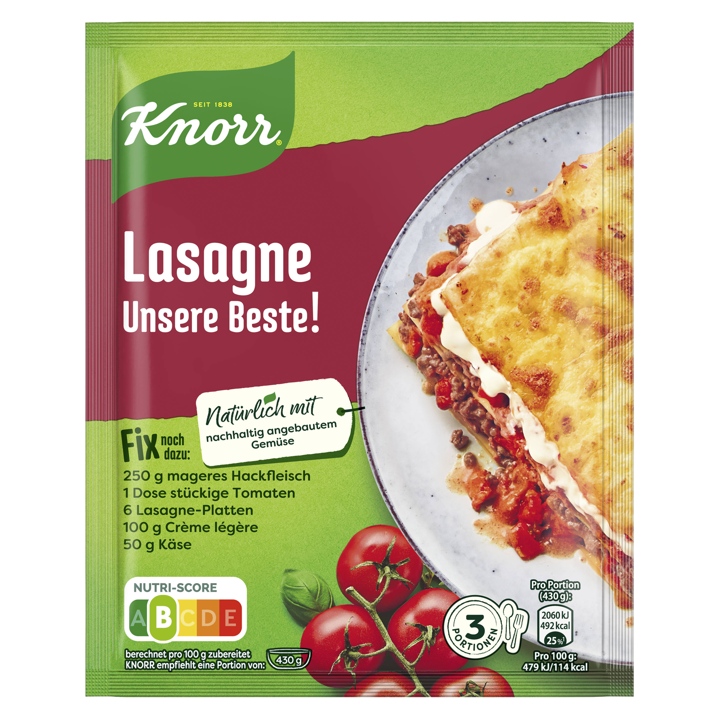 Knorr Fix Lasagne Unsere Beste! 53 g