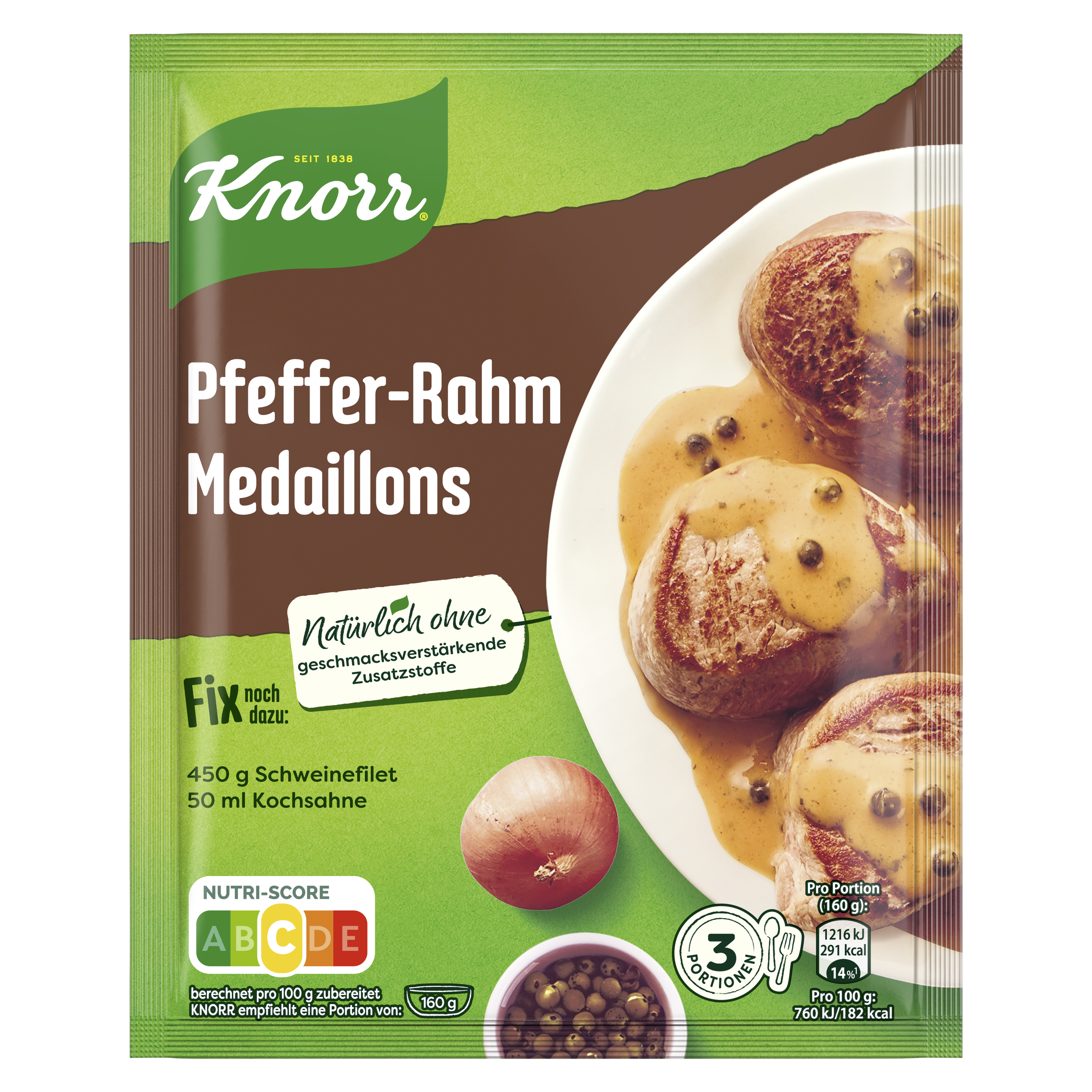 Knorr Fix Pfeffer-Rahm Medaillons 35 g