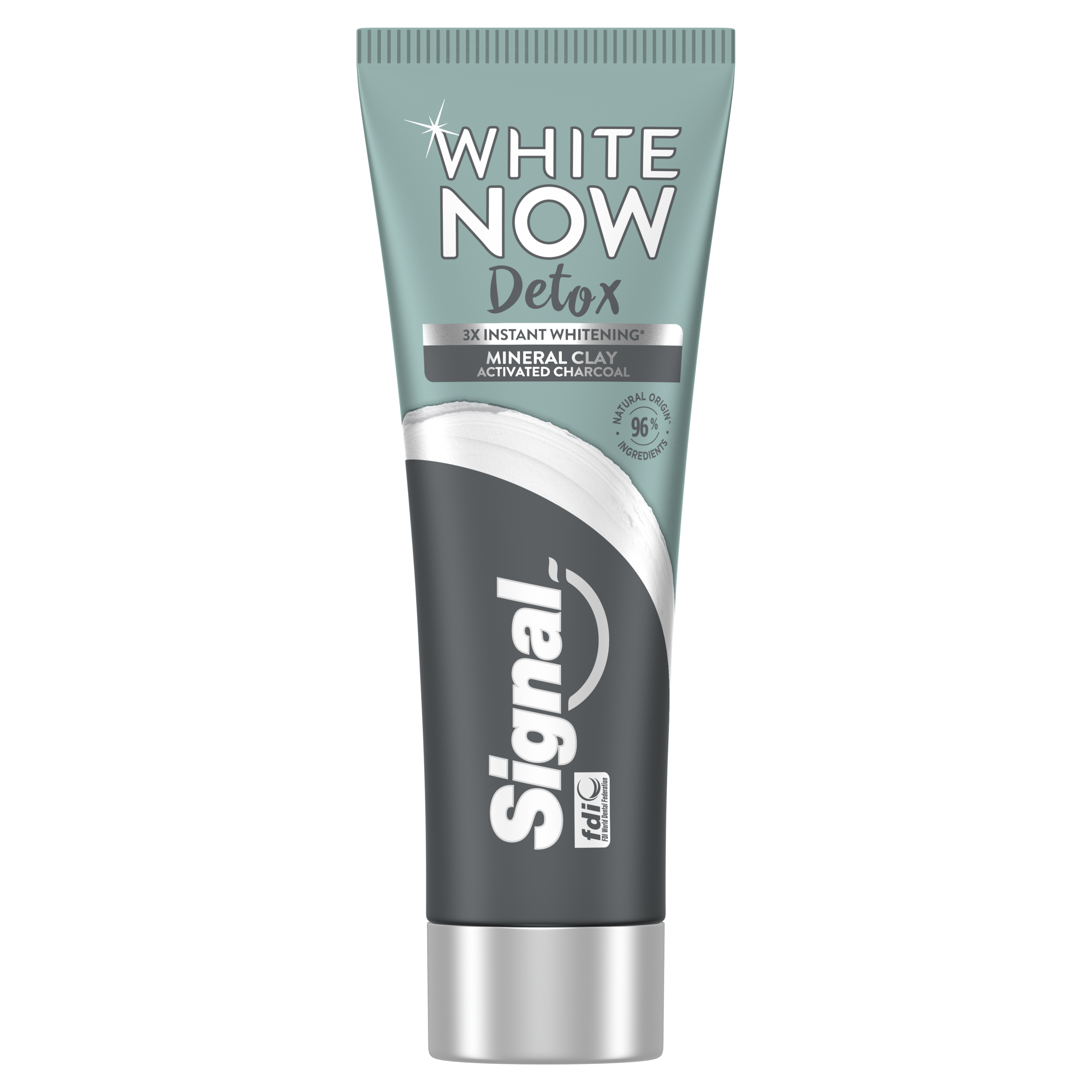 Signal White Now Detox Mineral Clay & Activated Charcoal fogkrém 75 ml