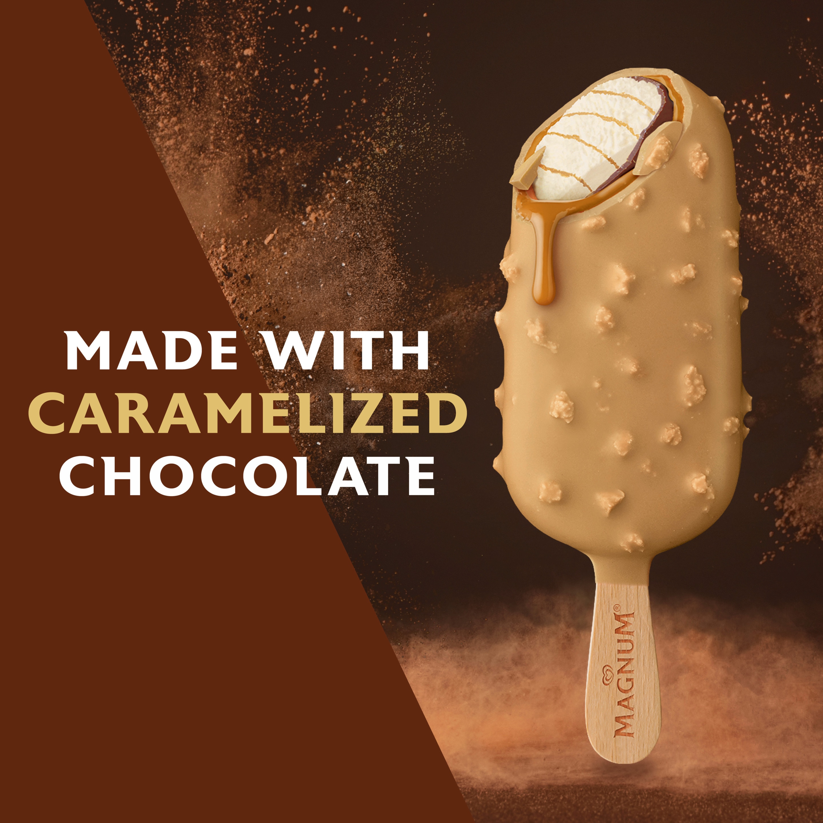 Magnum Caramel Ice Cream Box