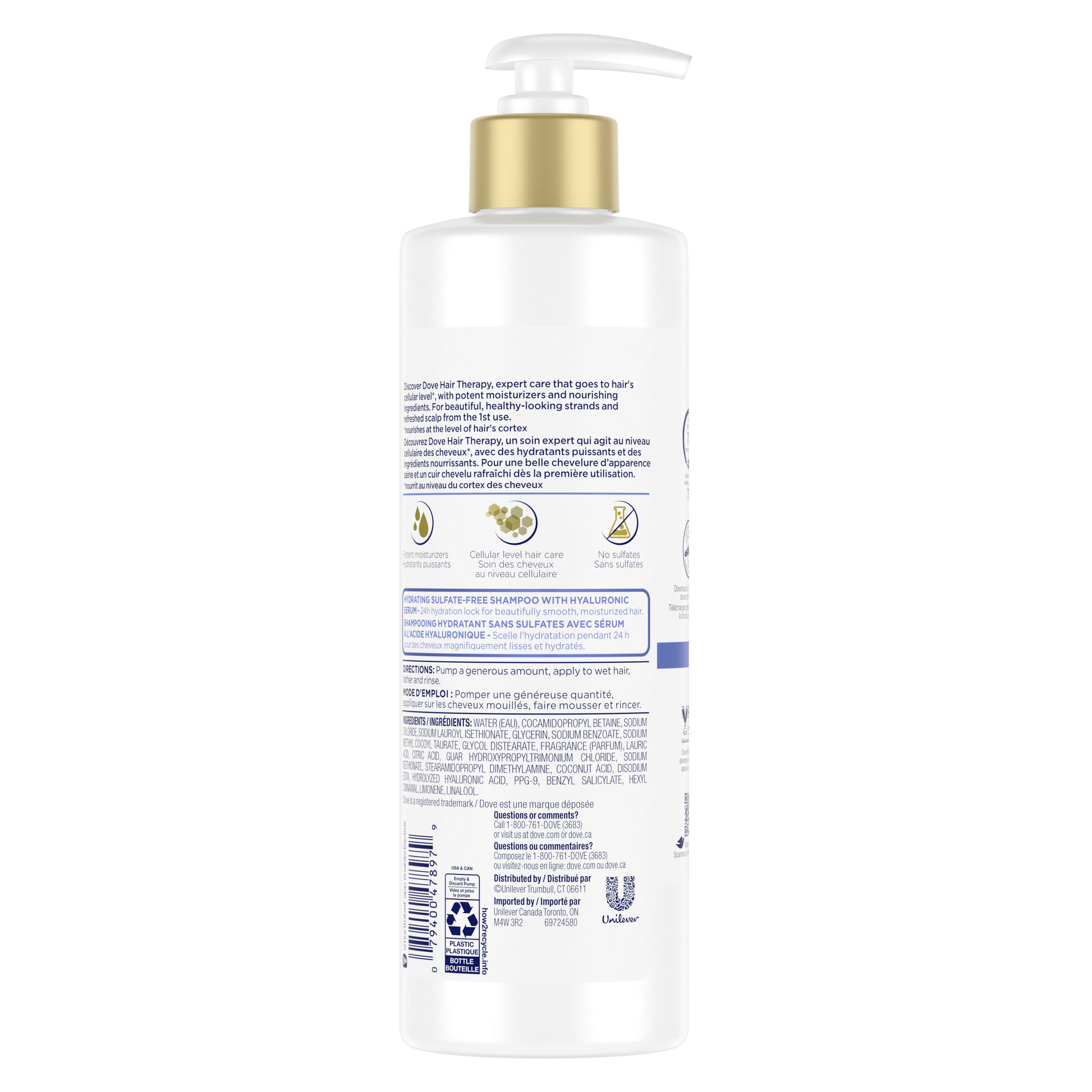 Hair Therapy Hydration Spa Shampoo  Back