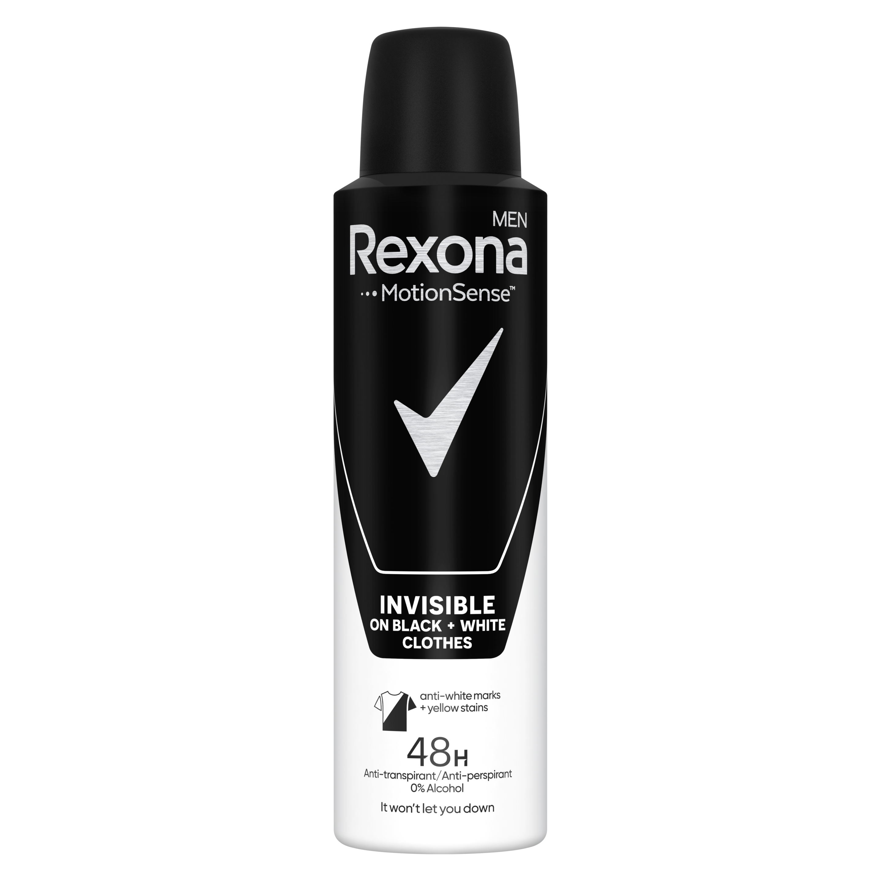 Antyperspirant w spray'u  Rexona Invisible Black & White 150ml