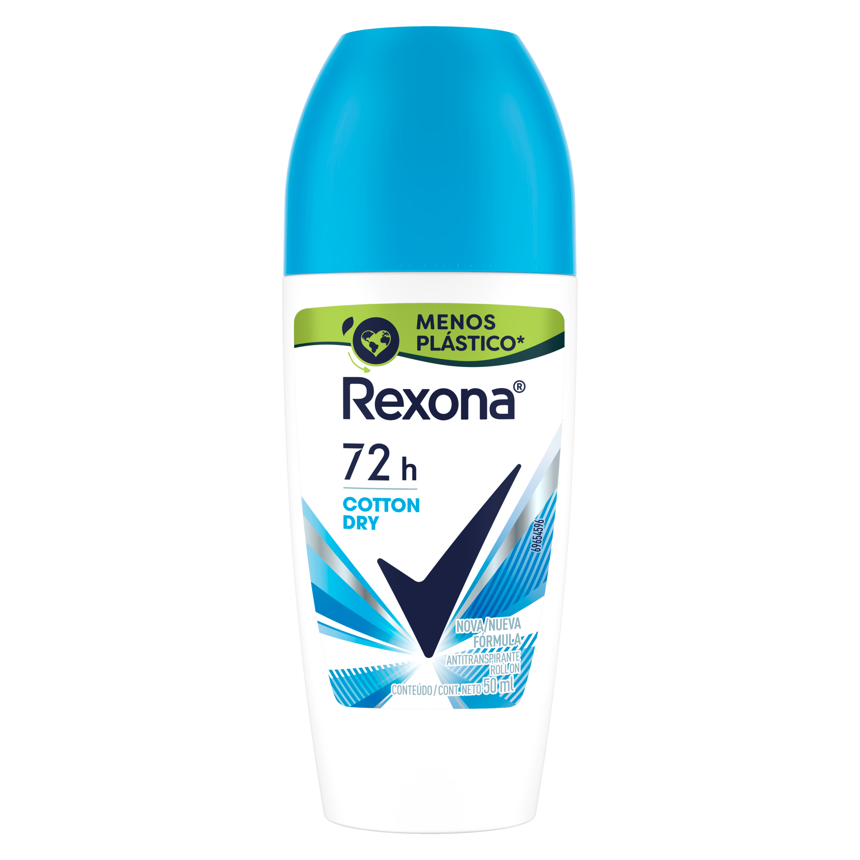 Antitranspirante Rexona Feminino Rollon Cotton Dry 50ml | Rexona