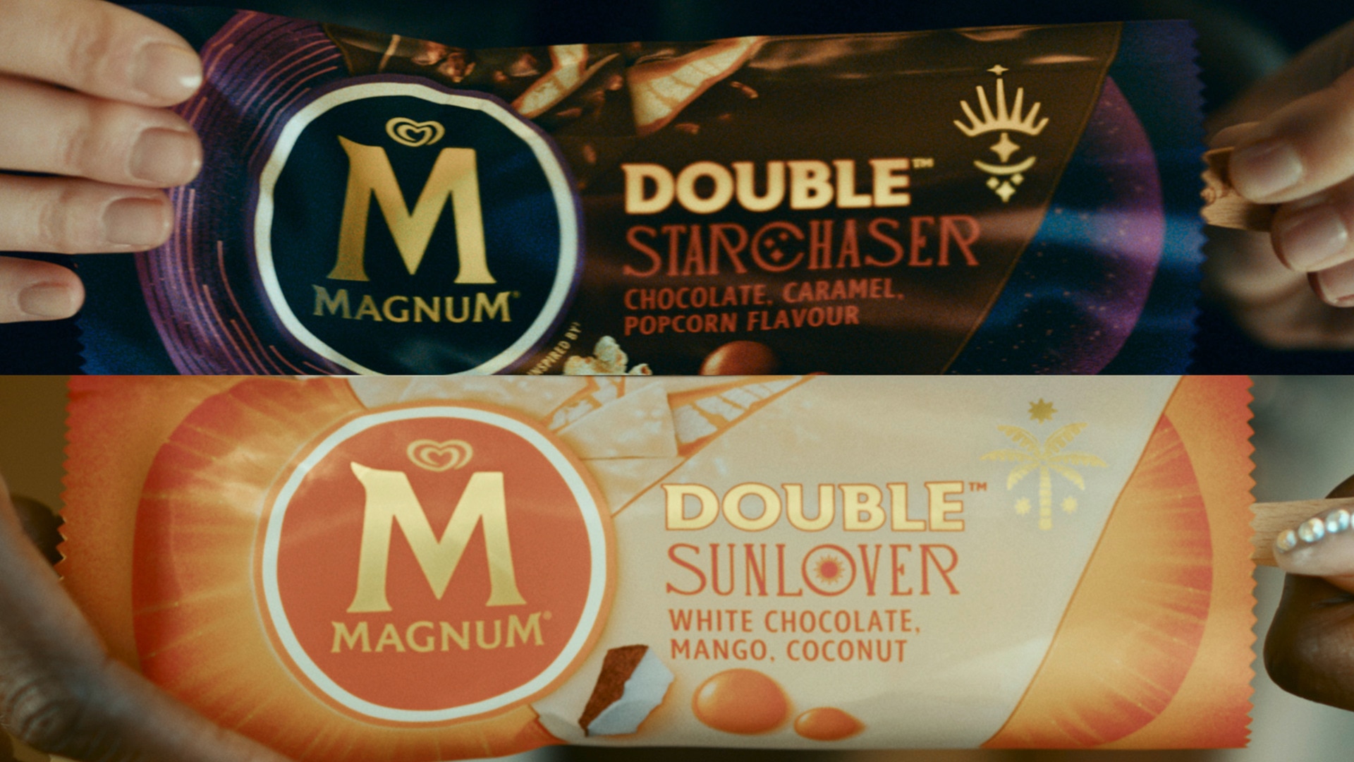 Magnum Double Starchaser and Sunlover 60 seconds commercial