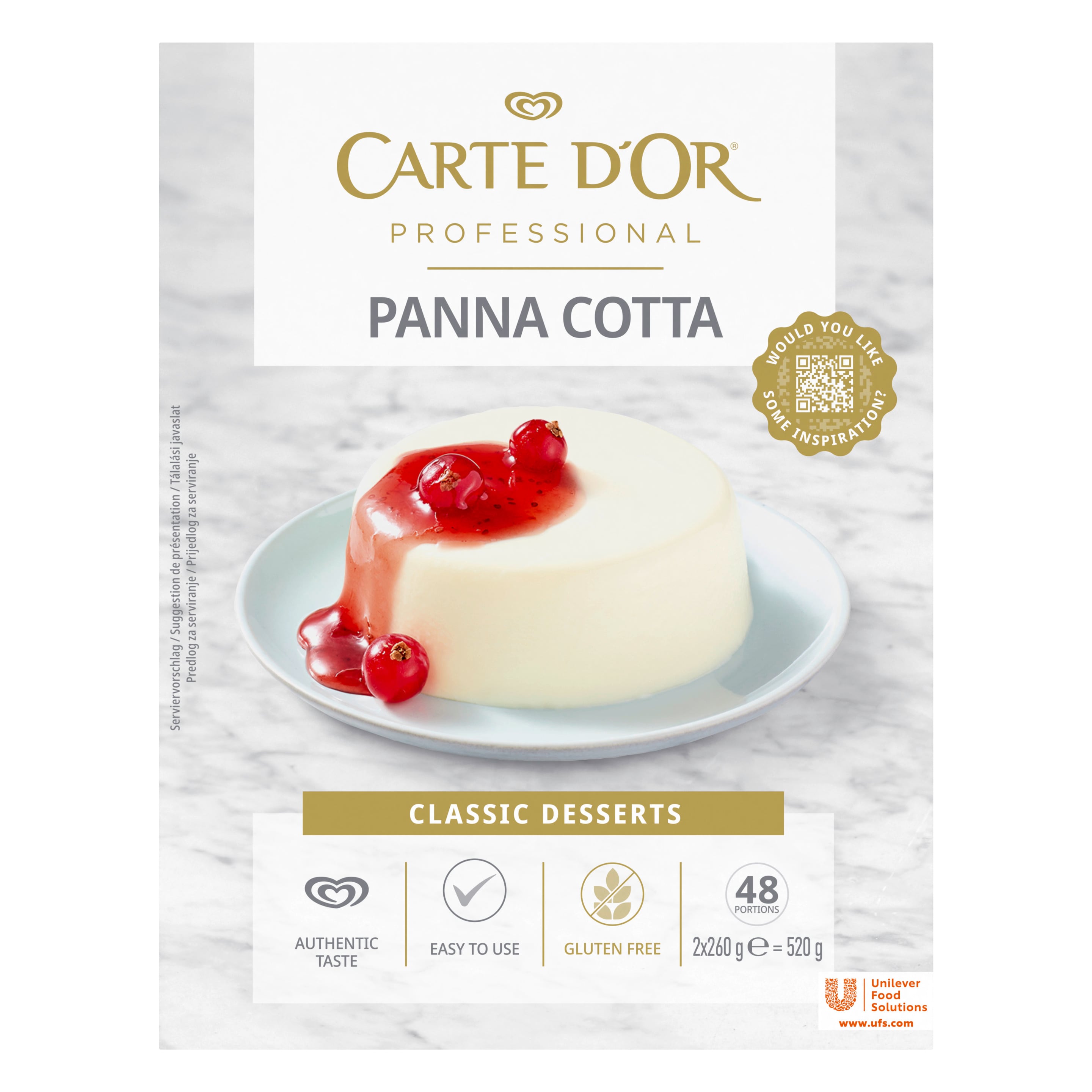 Carte D'Or Professional Panna Cotta 520 g