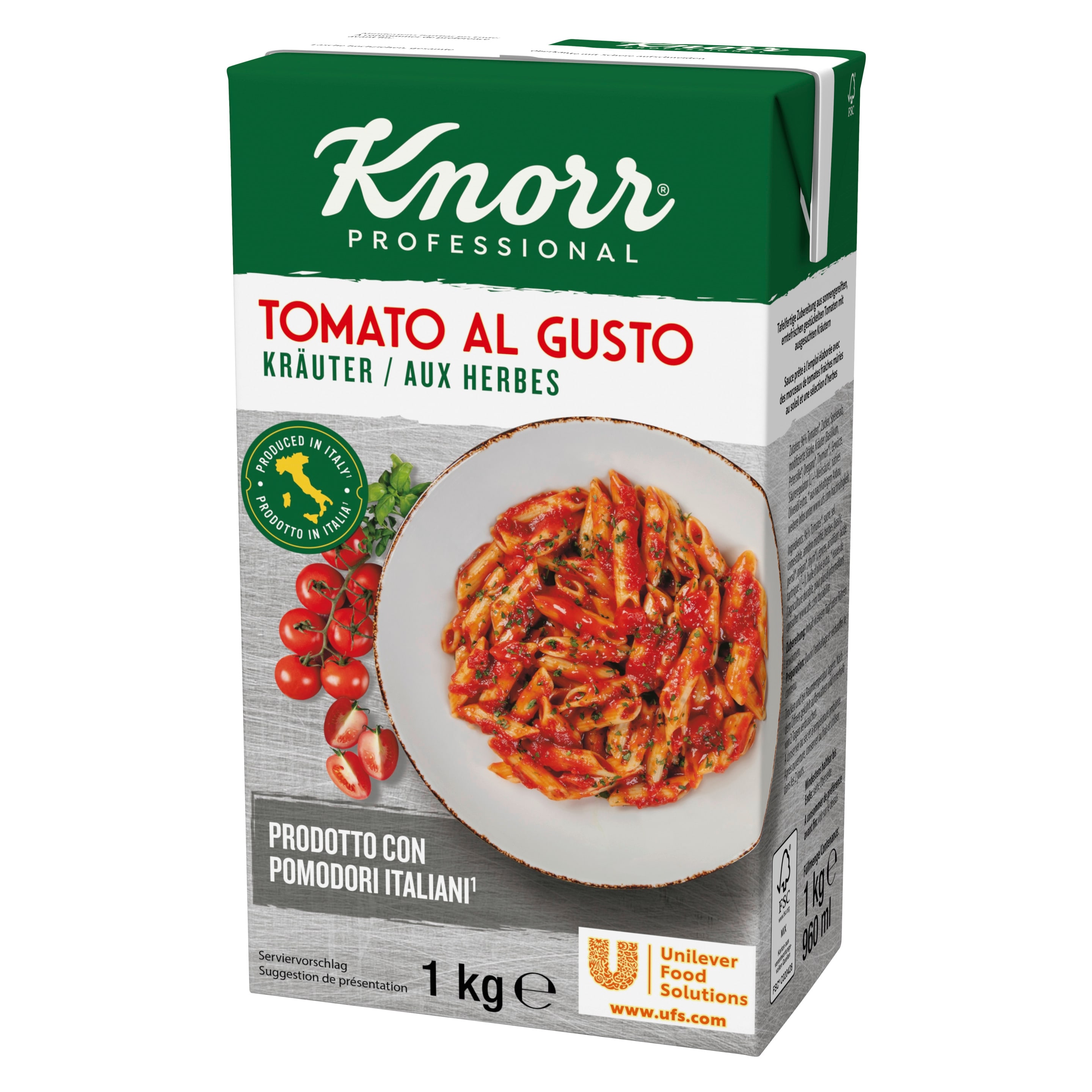 Knorr Professional Tomato Rustico mit Kräuter 1 kg - 