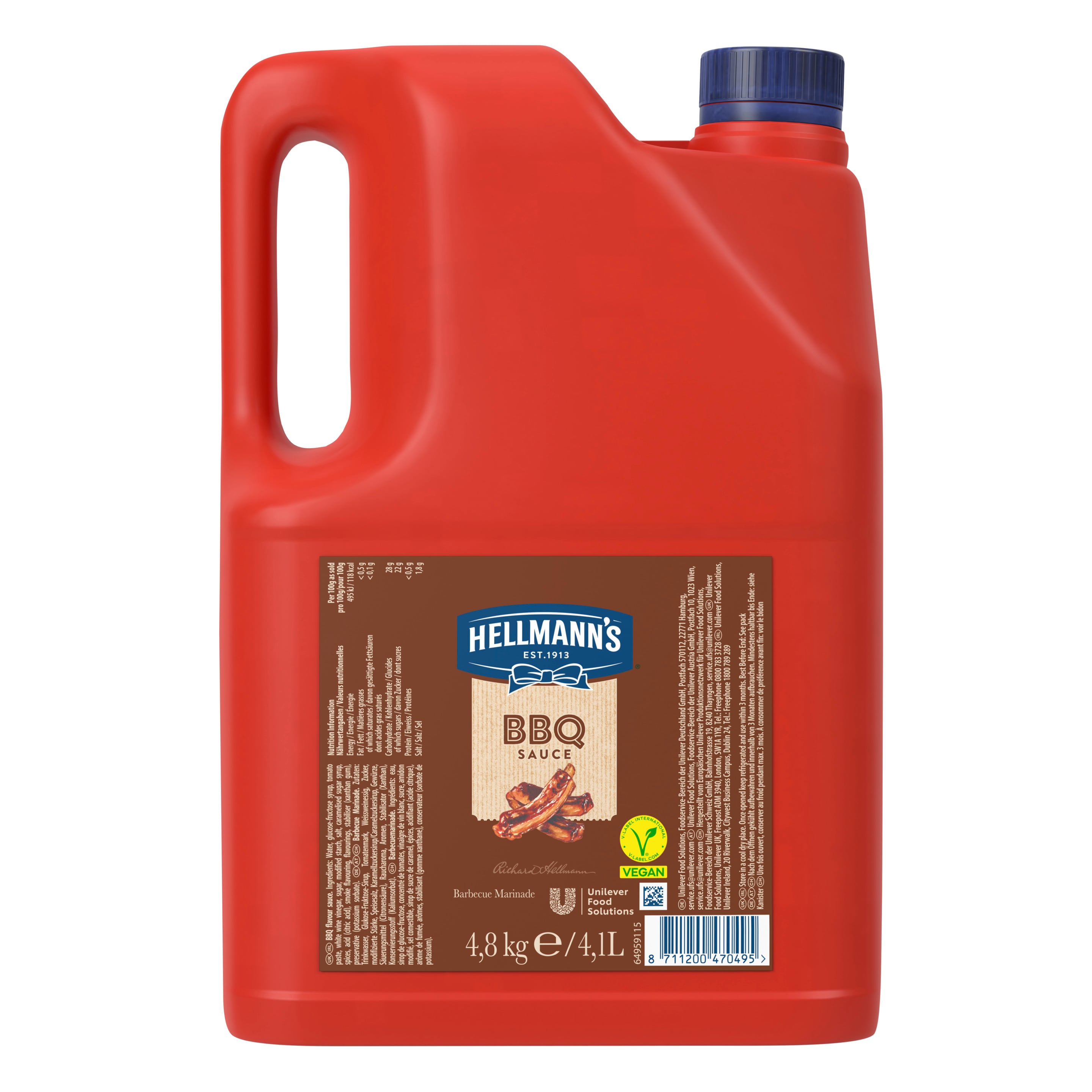 Hellmann's BBQ Sauce 4,8 kg