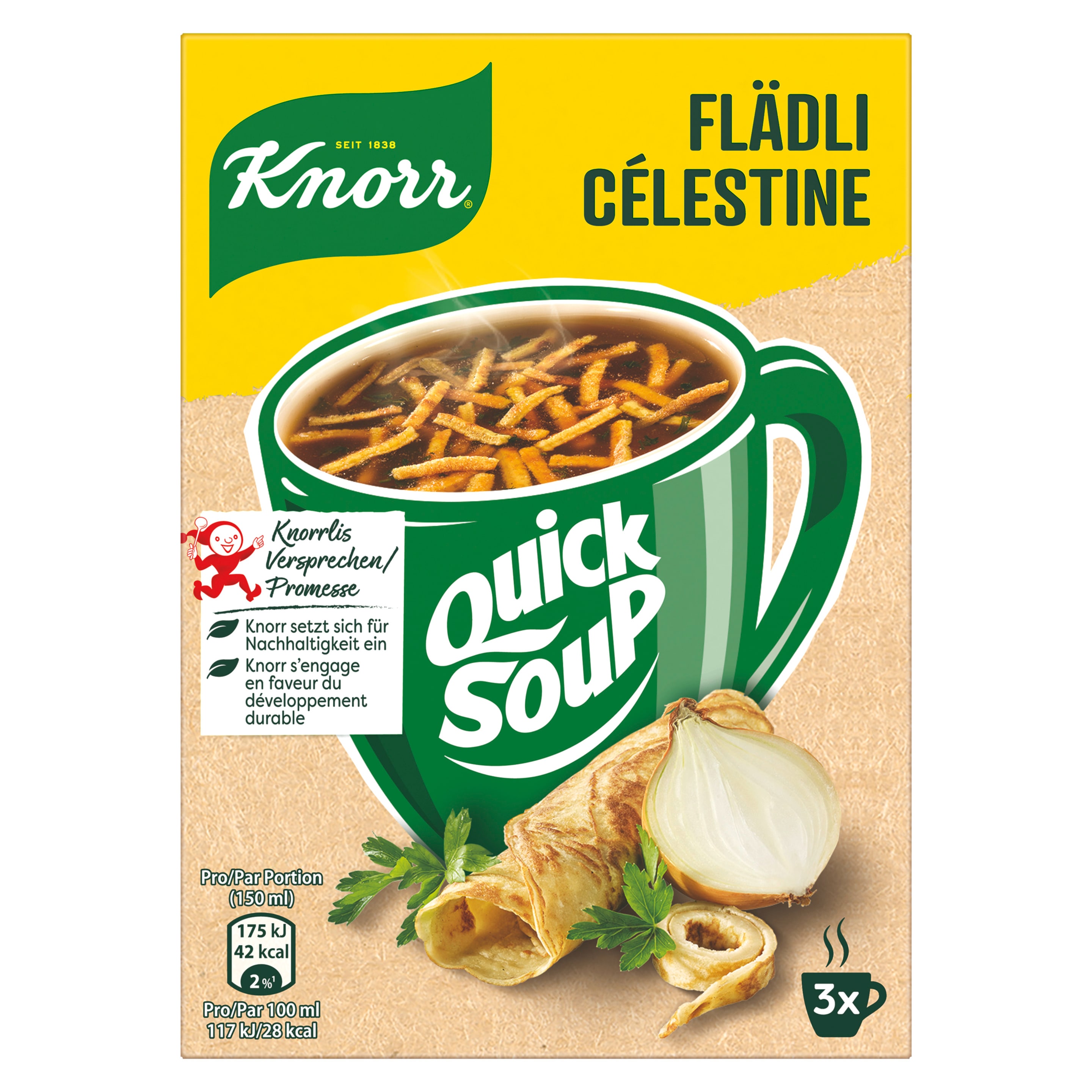 Knorr Quick Soup Flädli 3 Port.