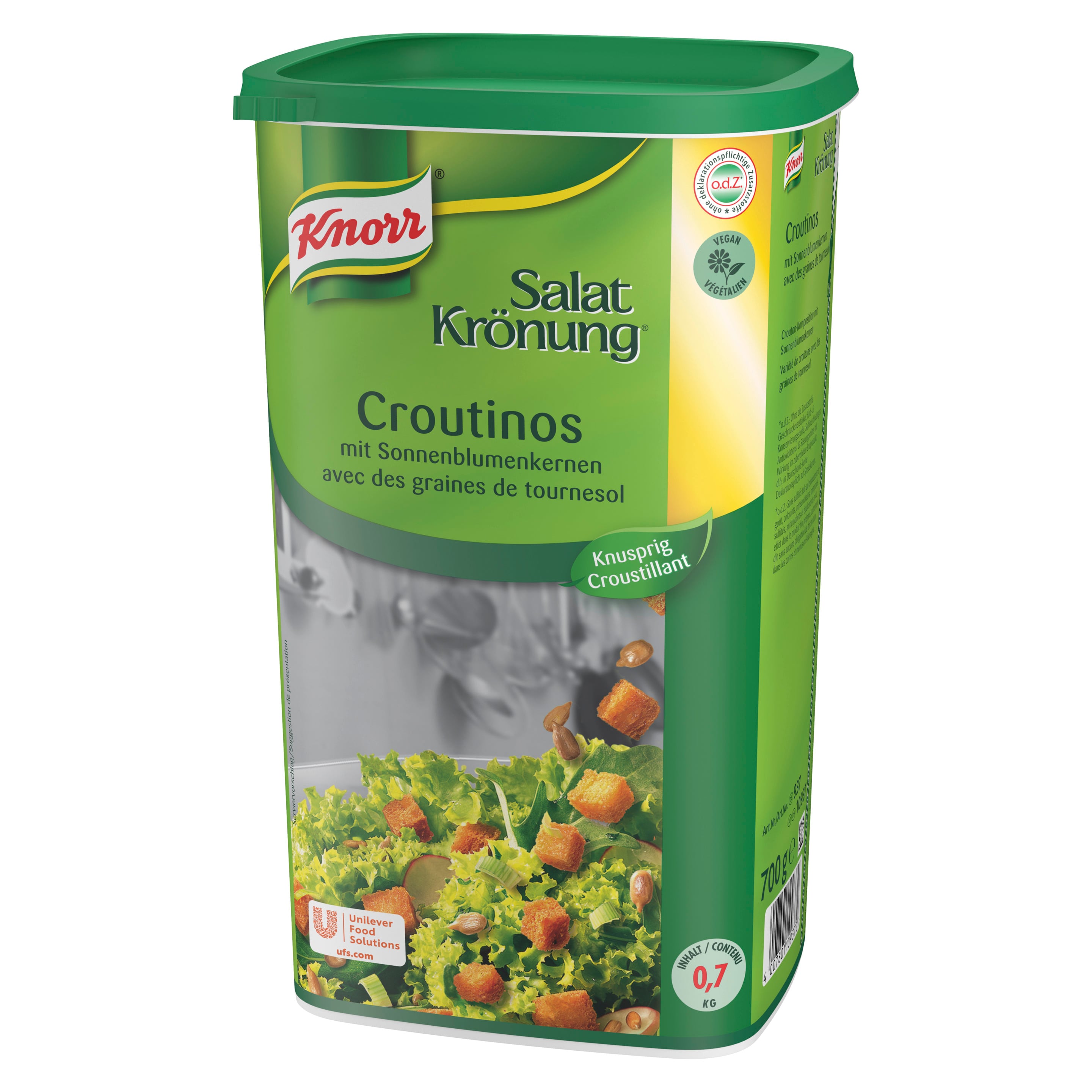 Knorr Professional Salatkrönung Croutinos mit Sonnenblumenkernen 700 g 