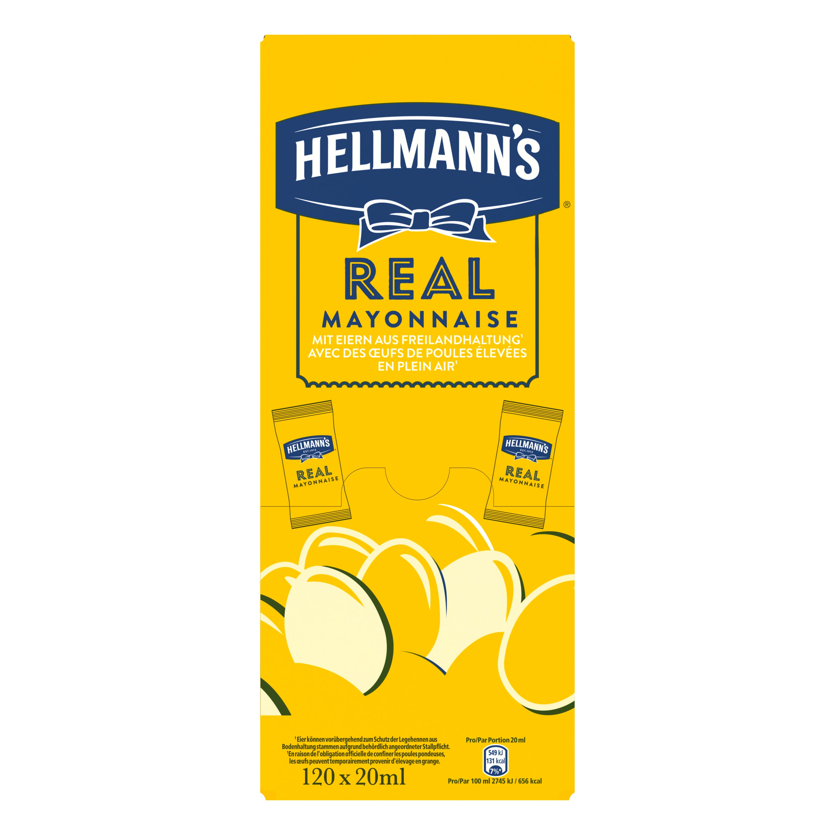 Hellmann's Real Mayonnaise 120 x 20 ml