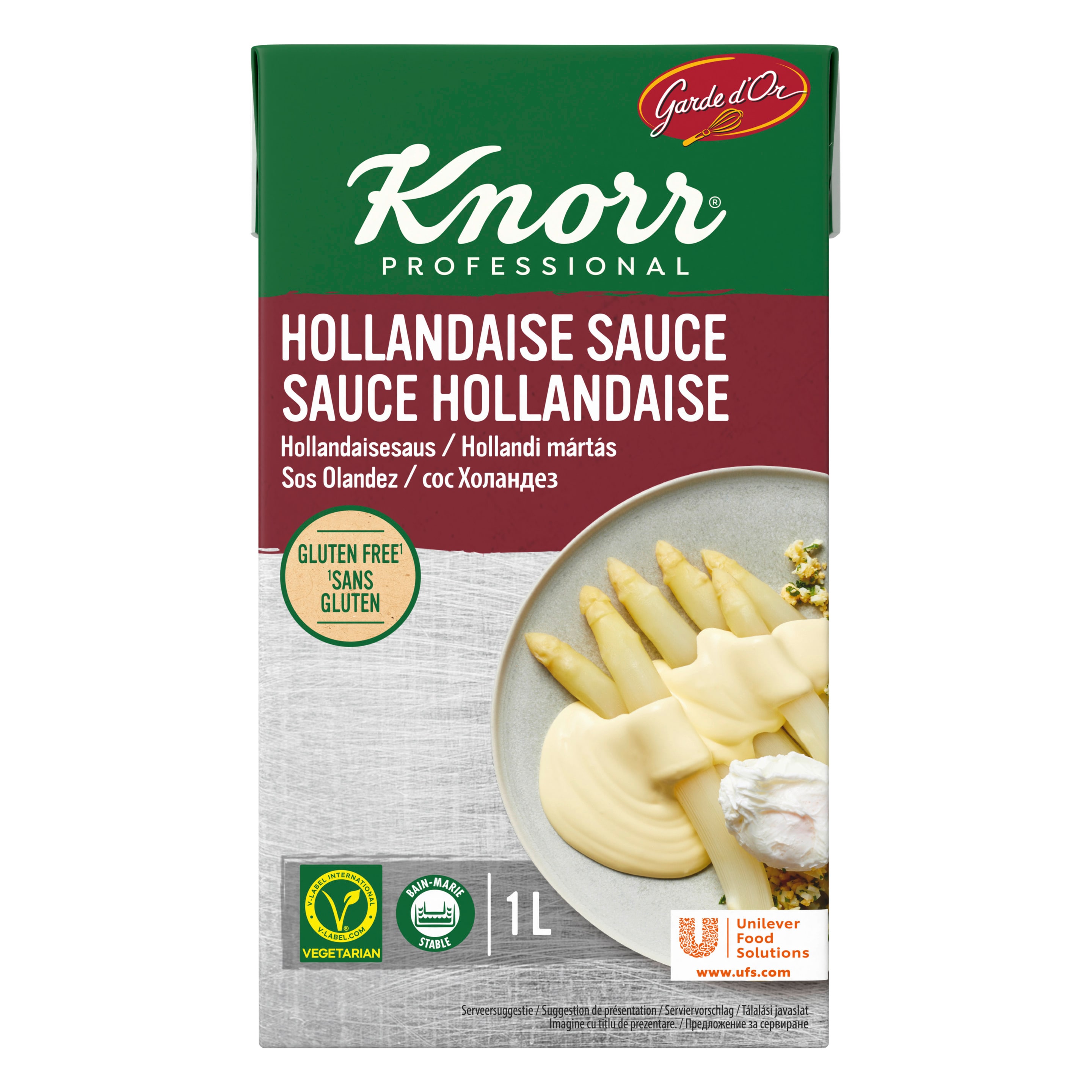 Knorr Professional Garde d'Or Hollandaise Sauce (FLÜSSIG) 1 l