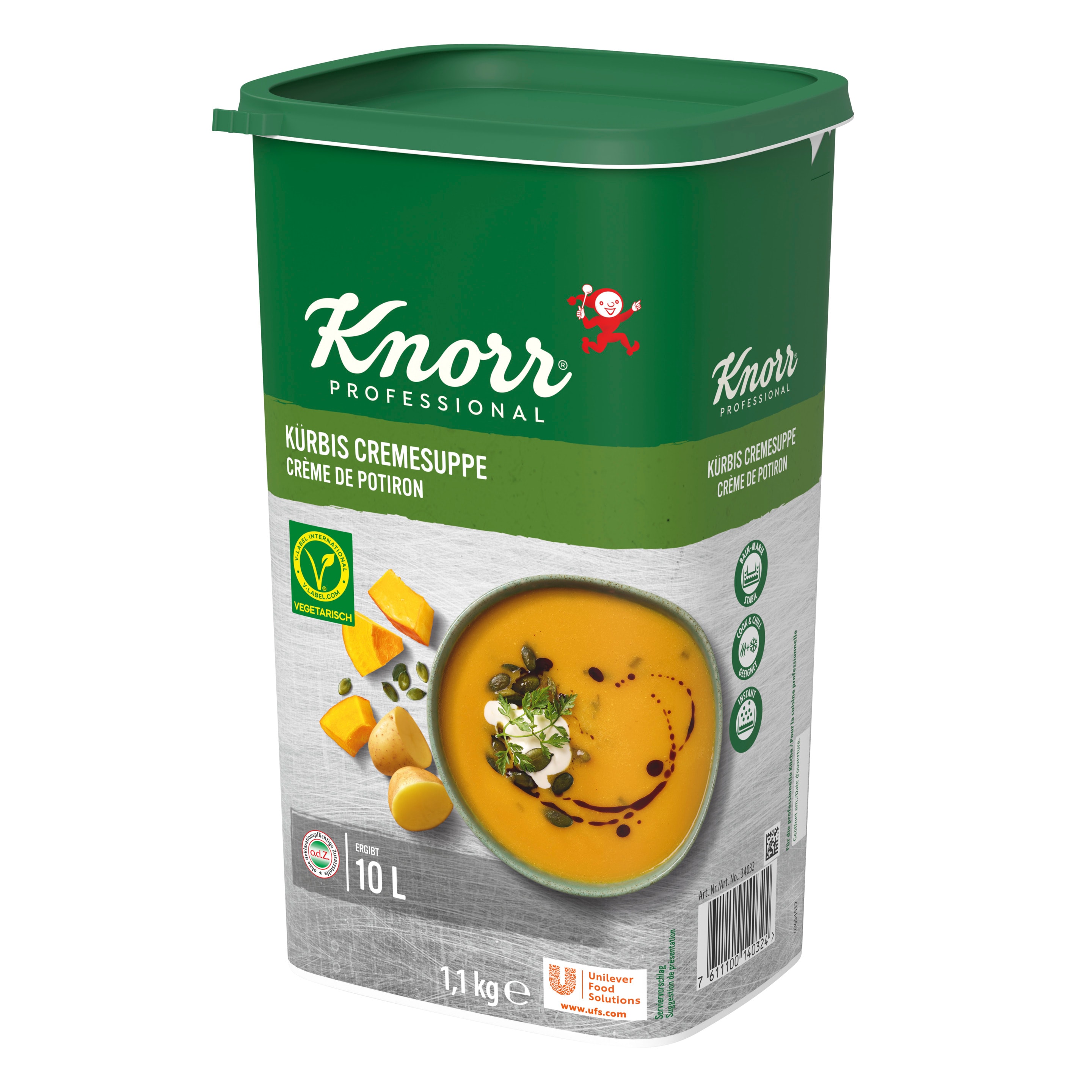 Knorr Professional Kürbis Cremesuppe 1,1 kg