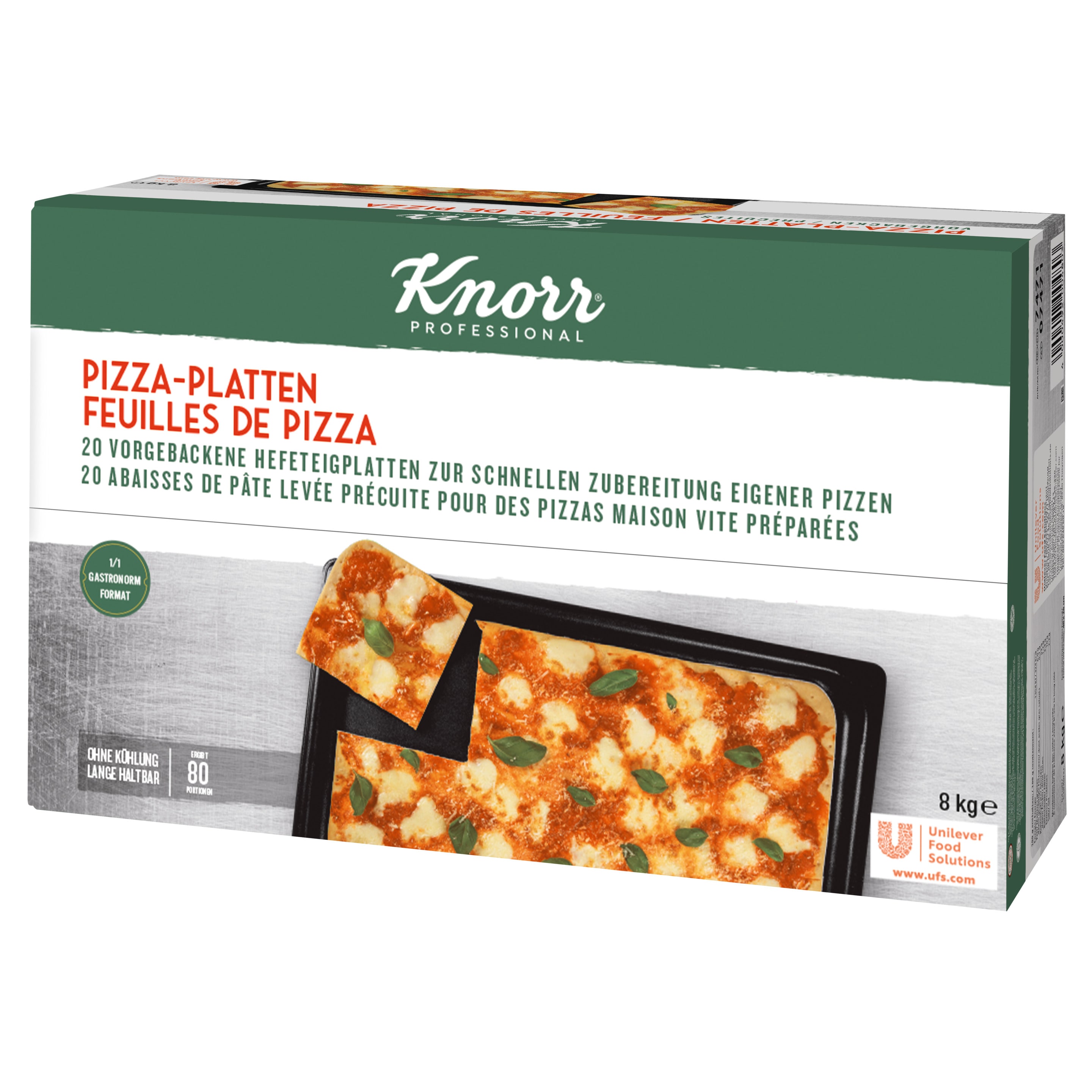 Knorr Professional Pizza-Platten 1 x 8 kg