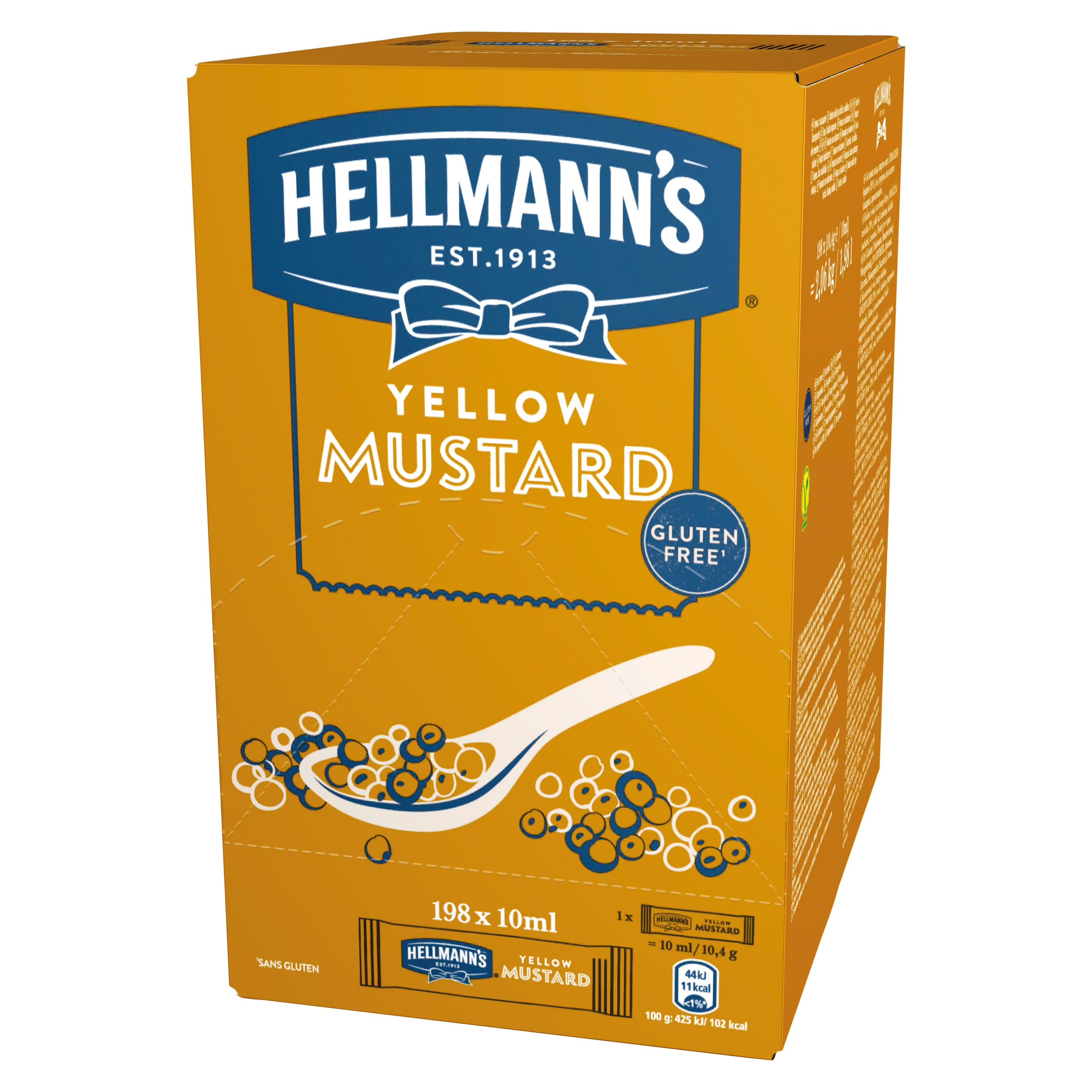 Hellmann's Yellow Mustard 198 x 10 ml