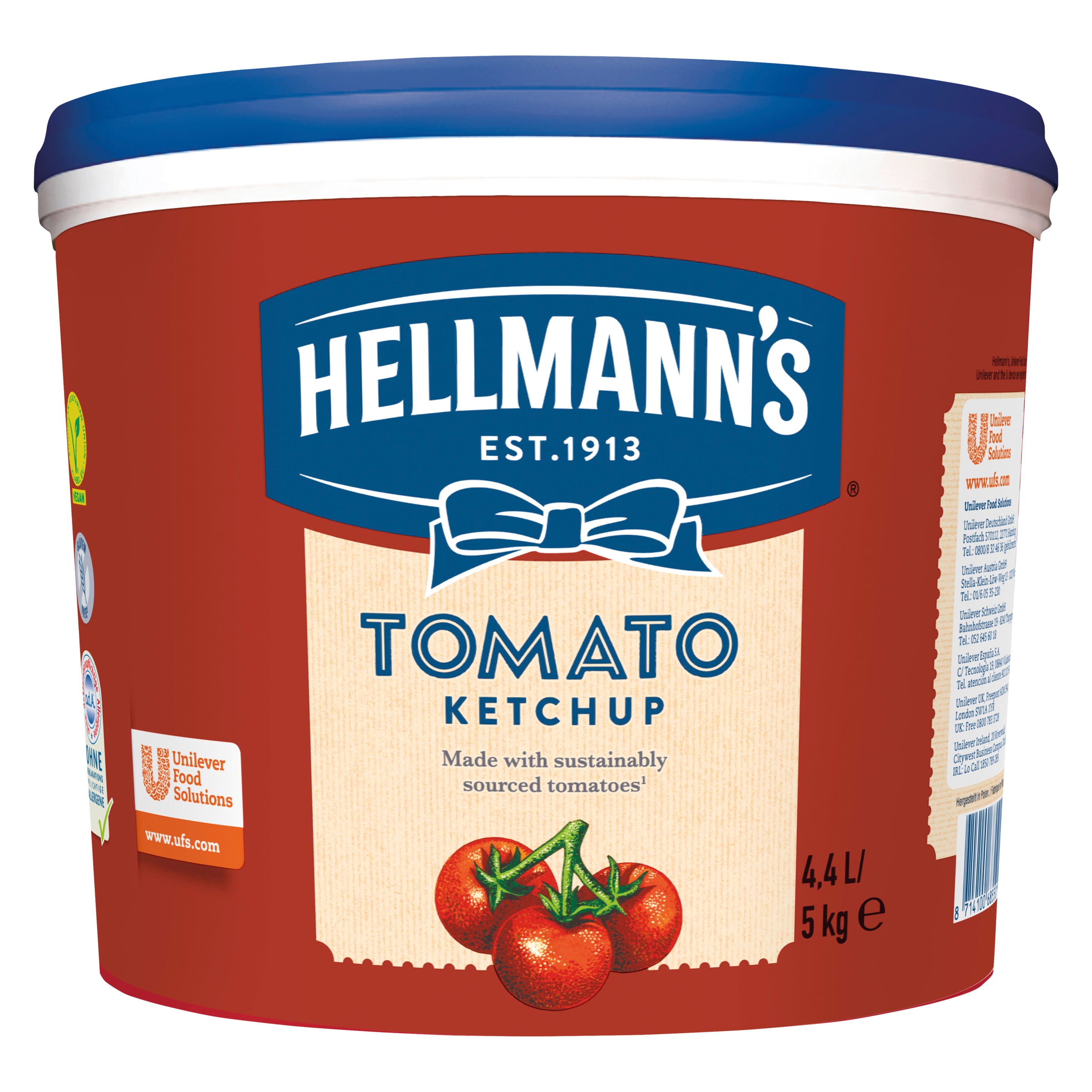 Hellmann's Tomato Ketchup 5 kg