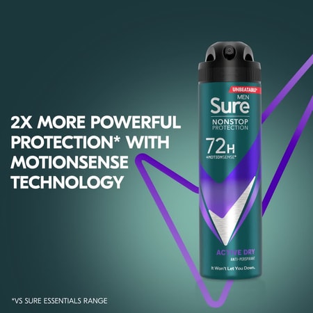 Active Dry Nonstop Protection Antiperspirant Deodorant Spray 15ml