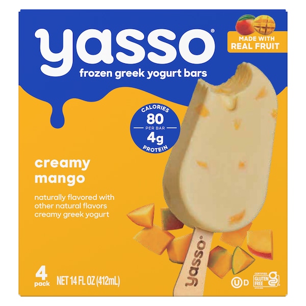 Creamy Mango Bars | Yasso Frozen Greek Yogurt