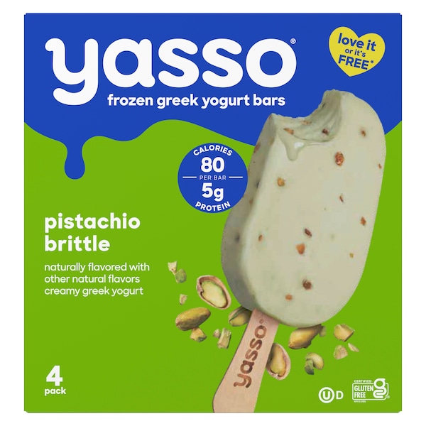 Pistachio Brittle Bars | Yasso Frozen Greek Yogurt
