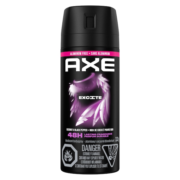 AXE Excite Deodorant Body Spray 48H Protection Axe