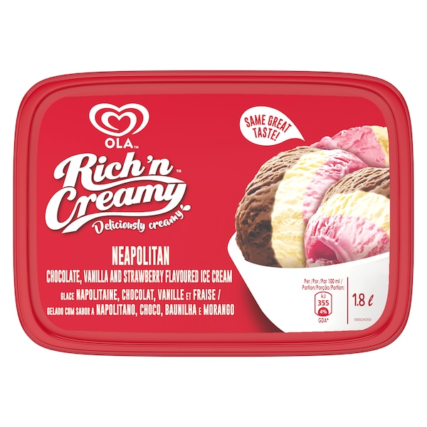 OLA Rich 'n Creamy Neapolitan | Ola South Africa
